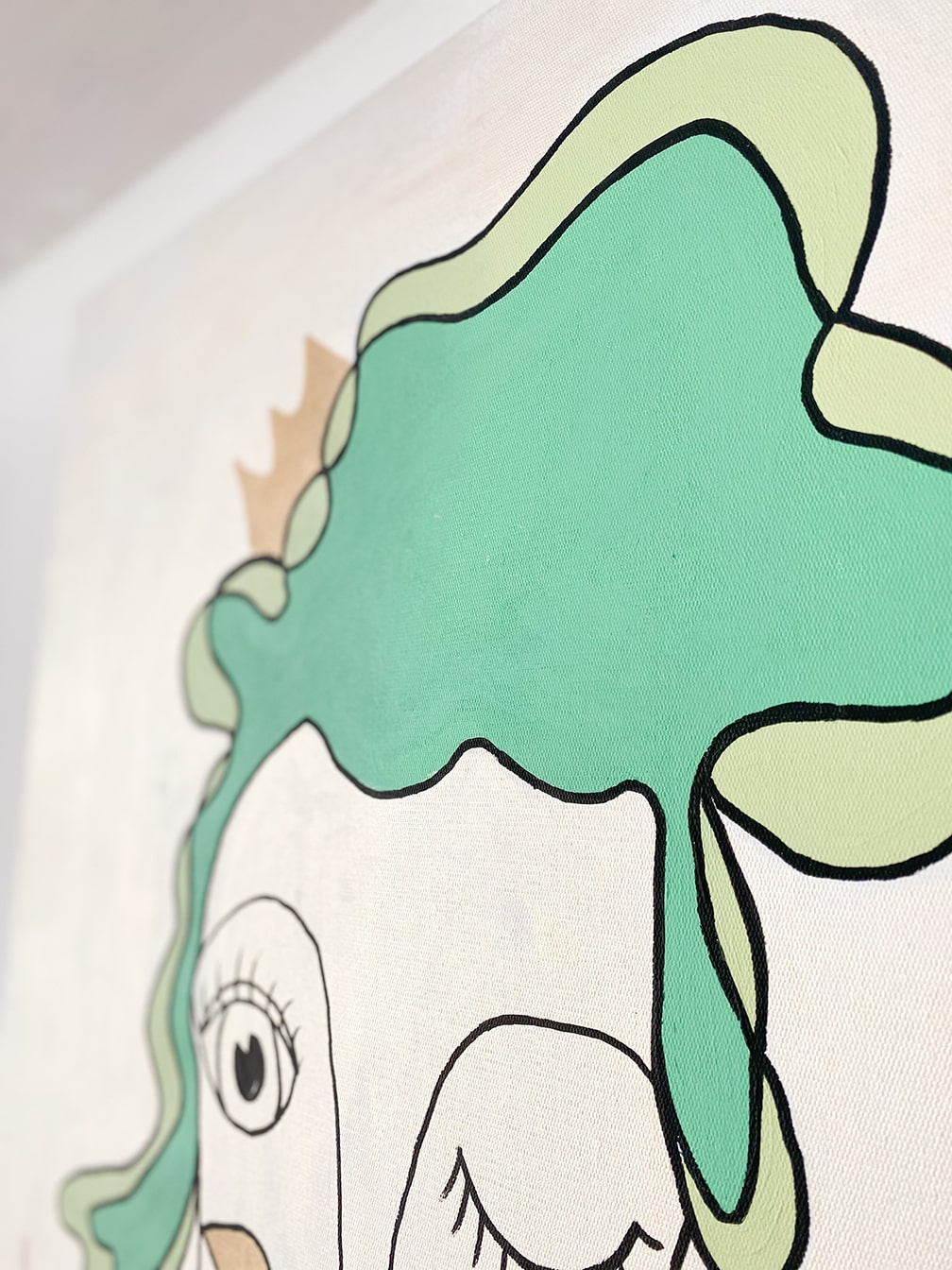 Kanvas Renkli Portre Serisi - 02