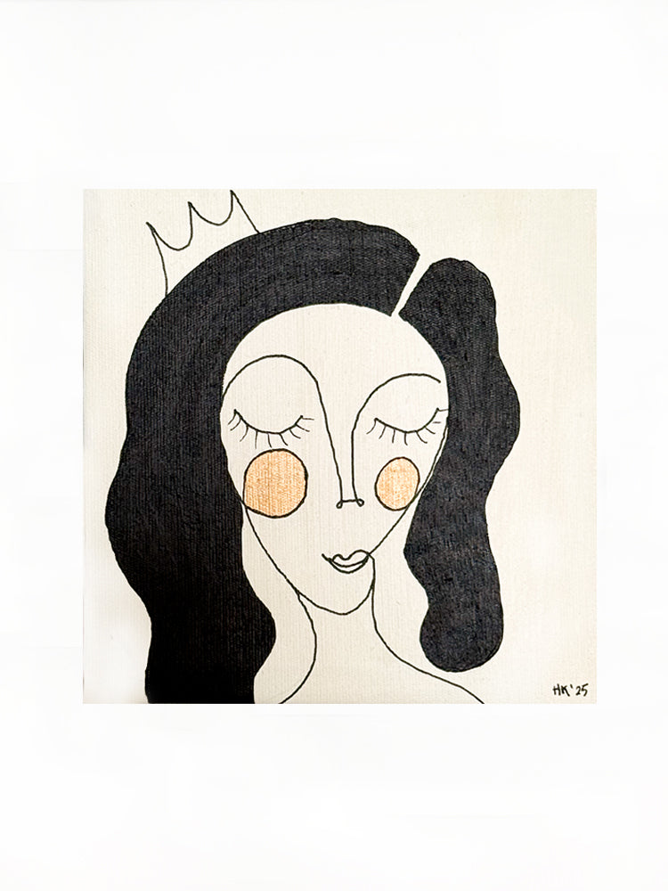 Kanvas Renkli Portre Serisi - 35