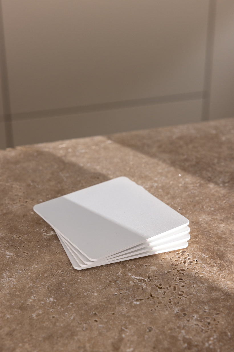 Kiva Metal Kare Bardak Altlığı (4'Lü Set)