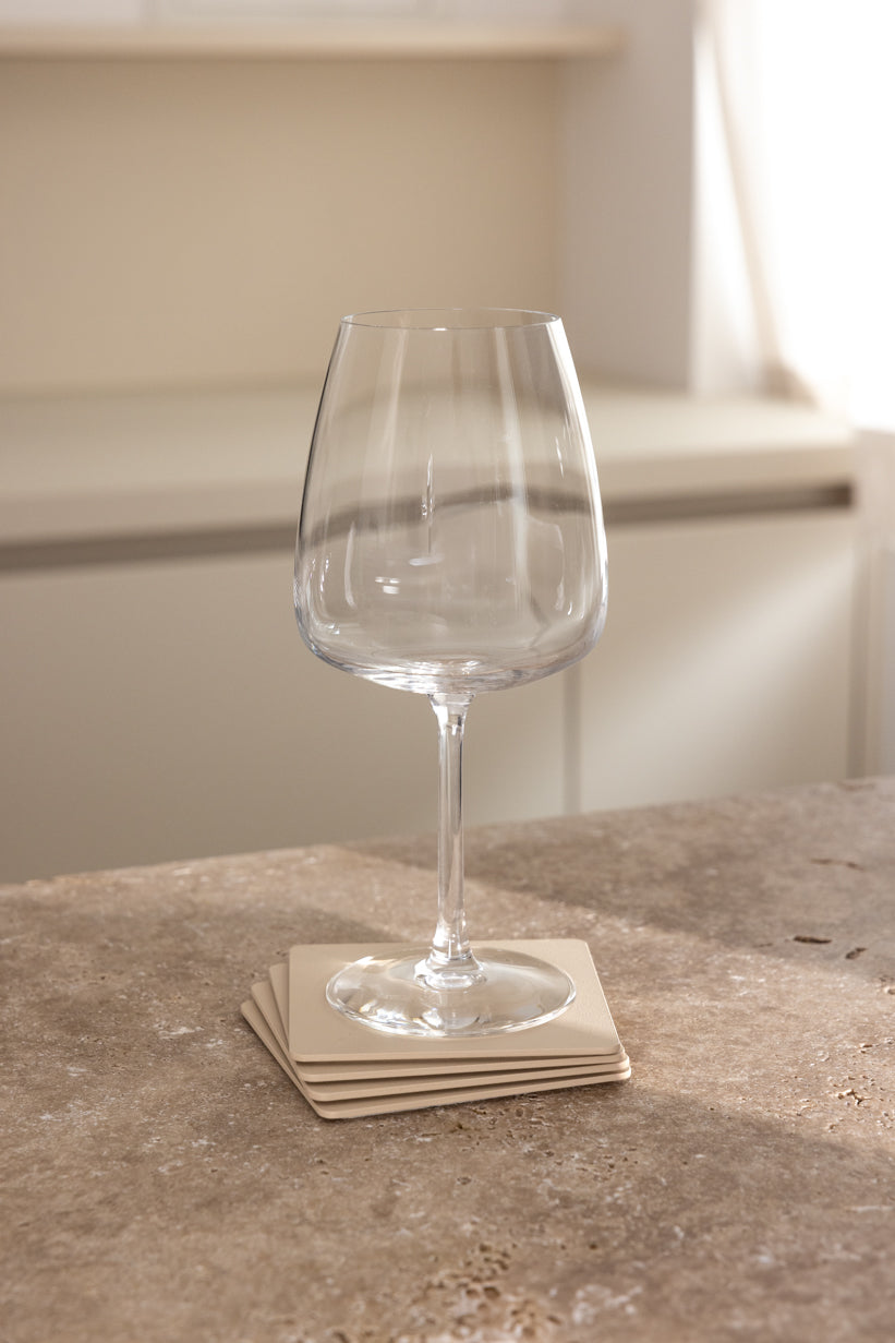 Kiva Metal Kare Bardak Altlığı (4'Lü Set)