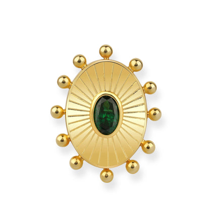 Kristal Taşlı Çanta Mücevheri-Accessories-Khiera-Zümrüt Yeşili-NowShopFun