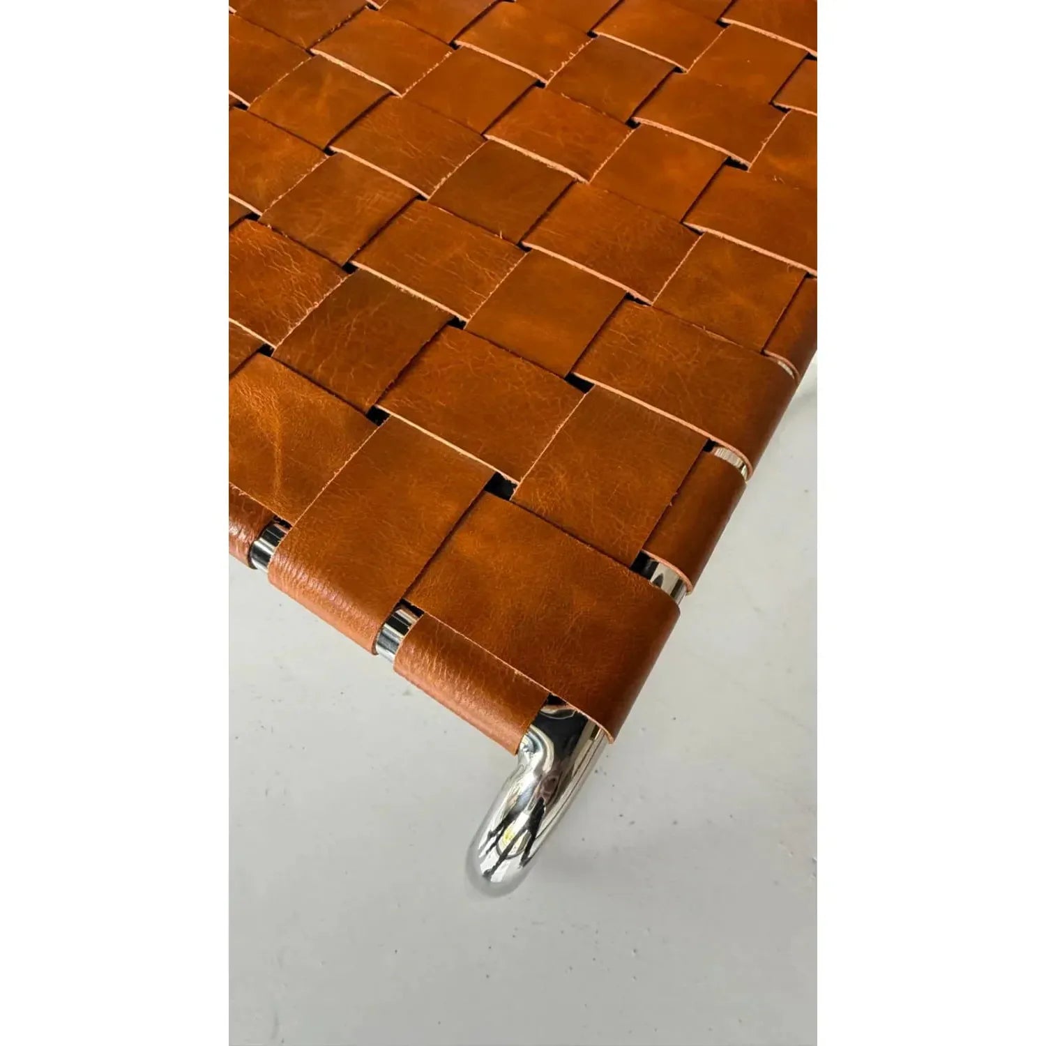 Dan Form Straps Ding Deri Örgü Sandalye