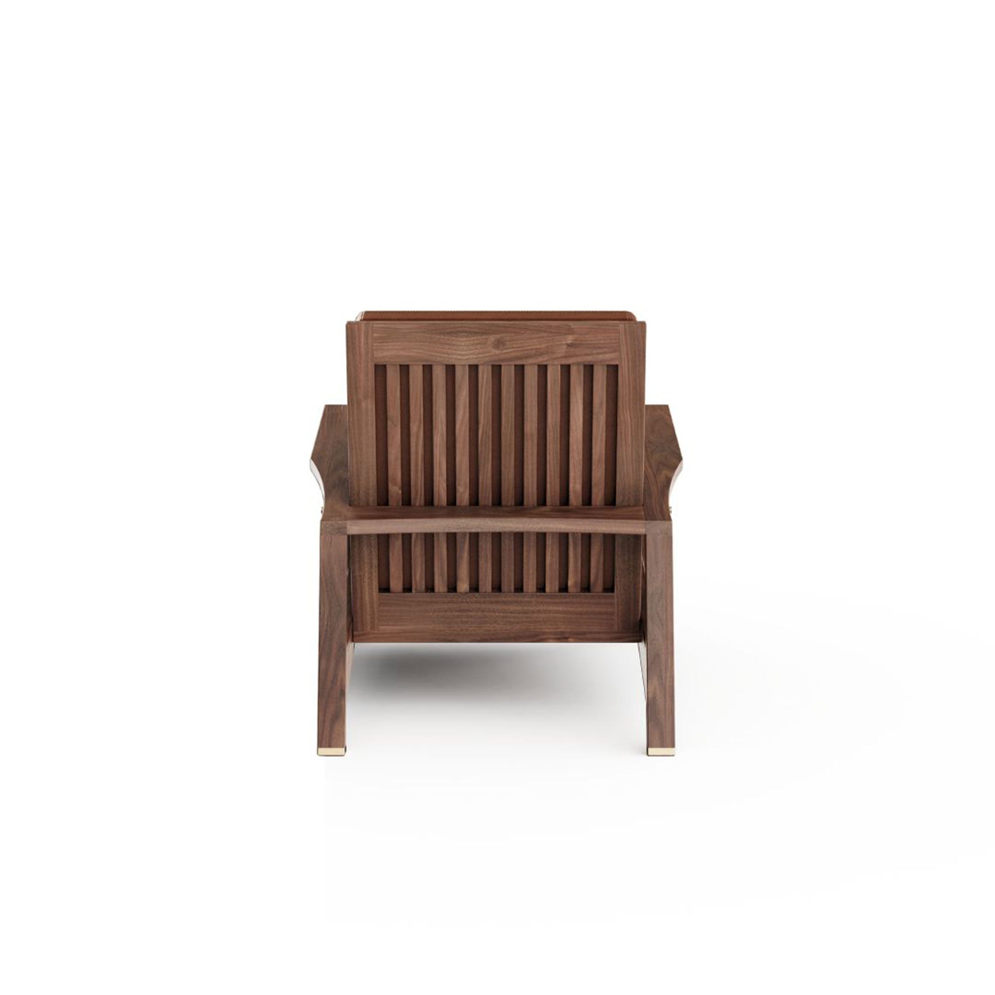 Wooden Armchair - Akita Series, Walnut
