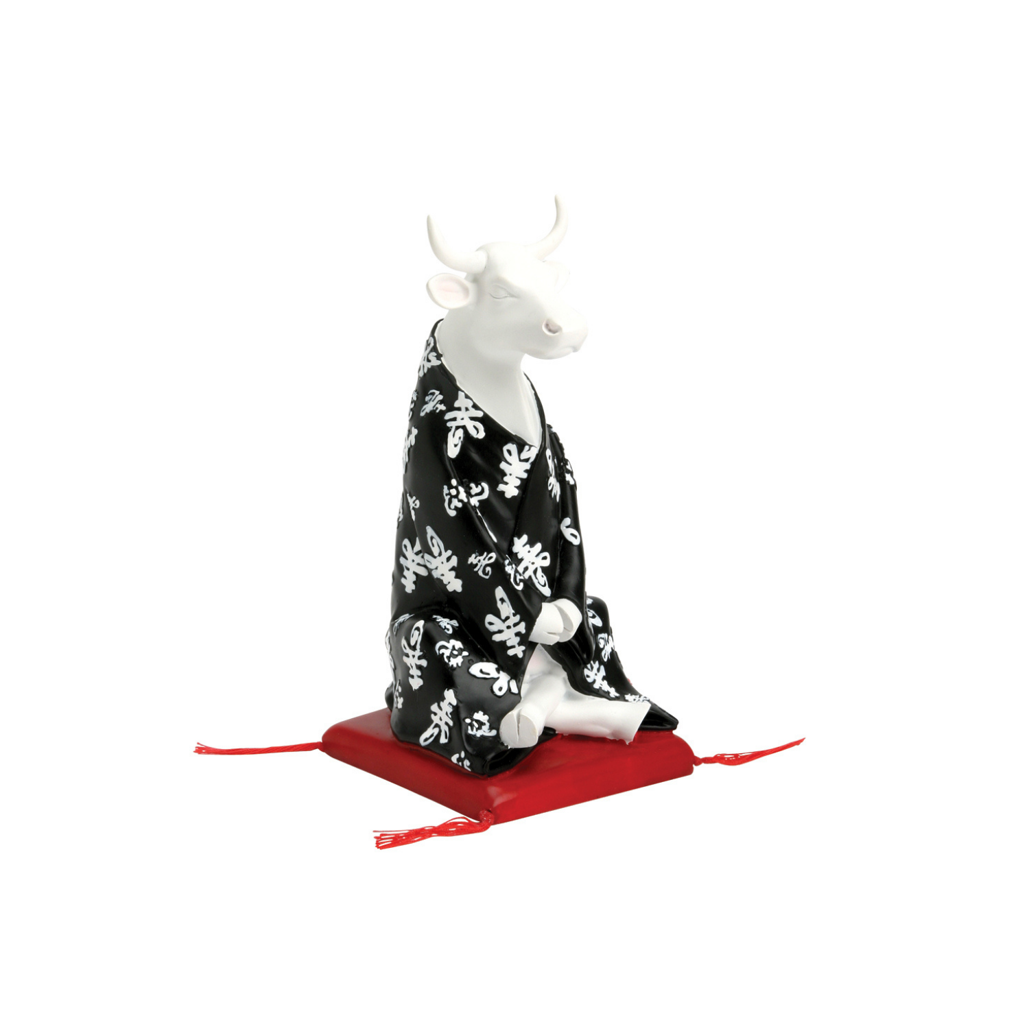 Meditating Cow - El Yapımı İnek Figürü