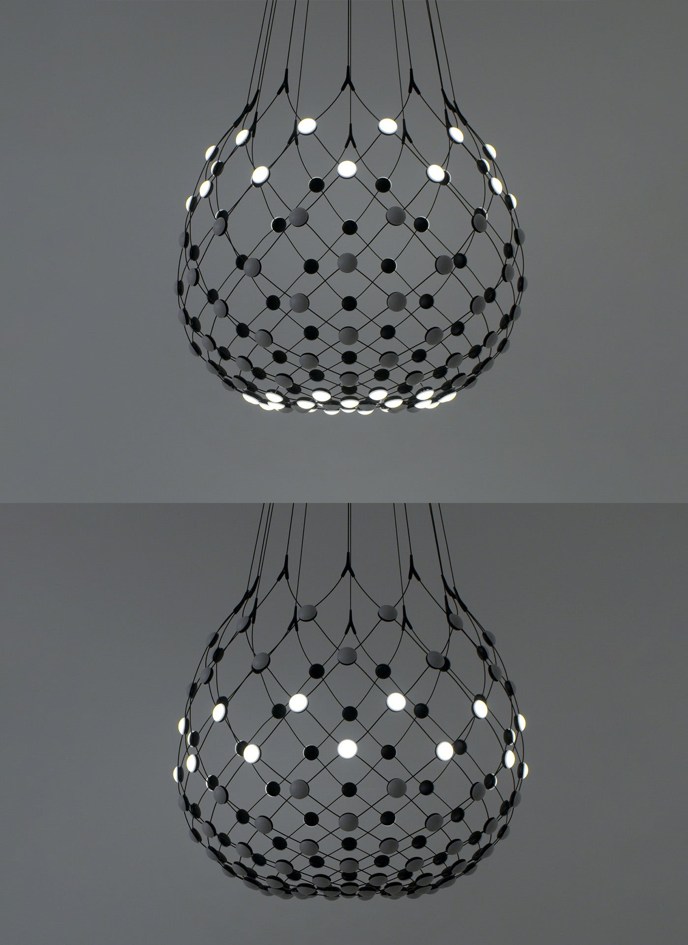 Mesh Sarkit Black Ø80x60 Cm Led 50w 2700k