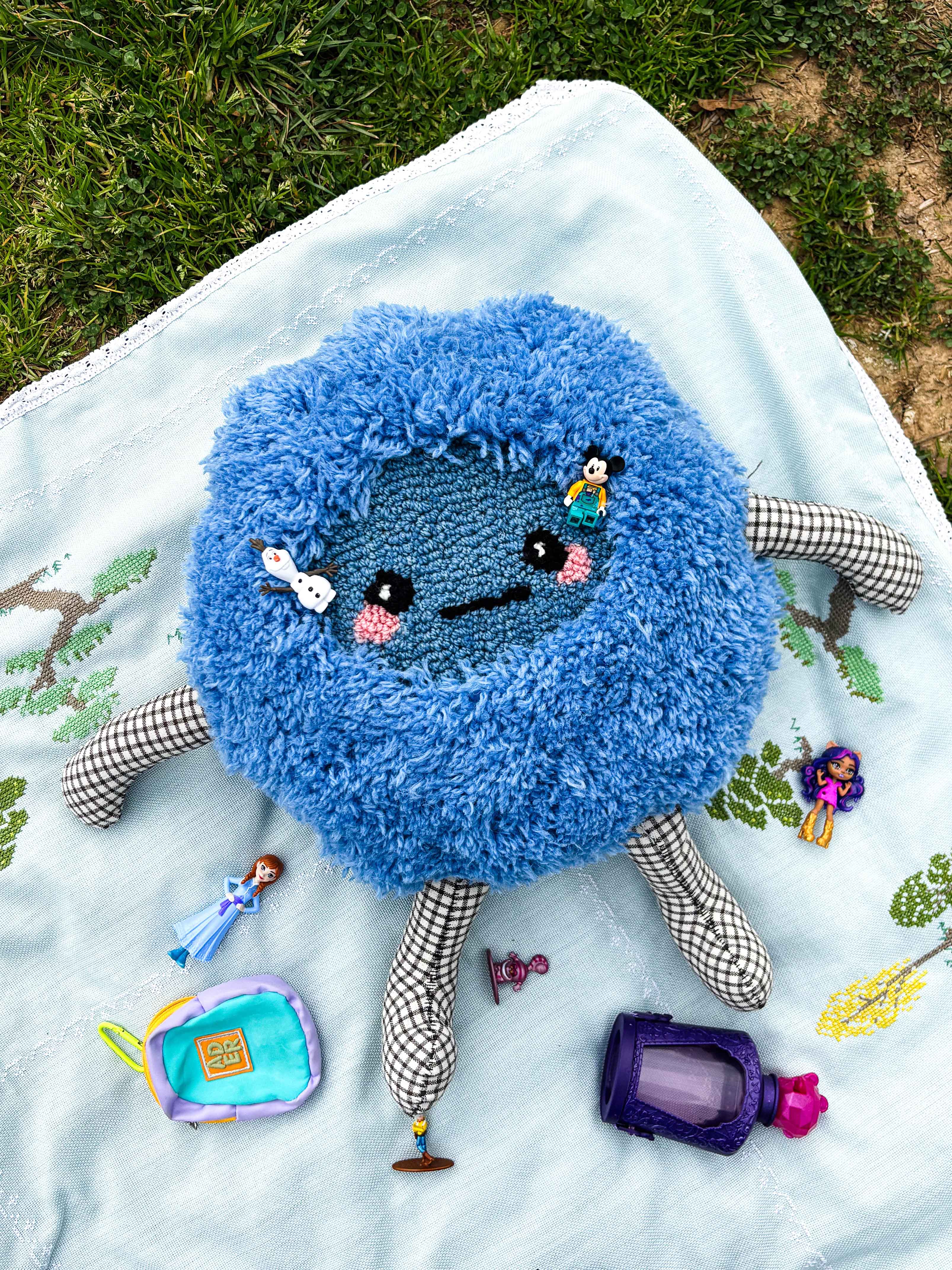 Mini Monz Yastık-Yastık & Kırlent-FILLE A FILLE DESIGN STUDIO-NowShopFun