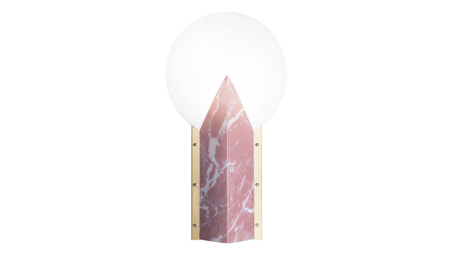Moon Masa Lambasi 1l Pembe Ø30x14xh57 Cm E27 Led 1x12w