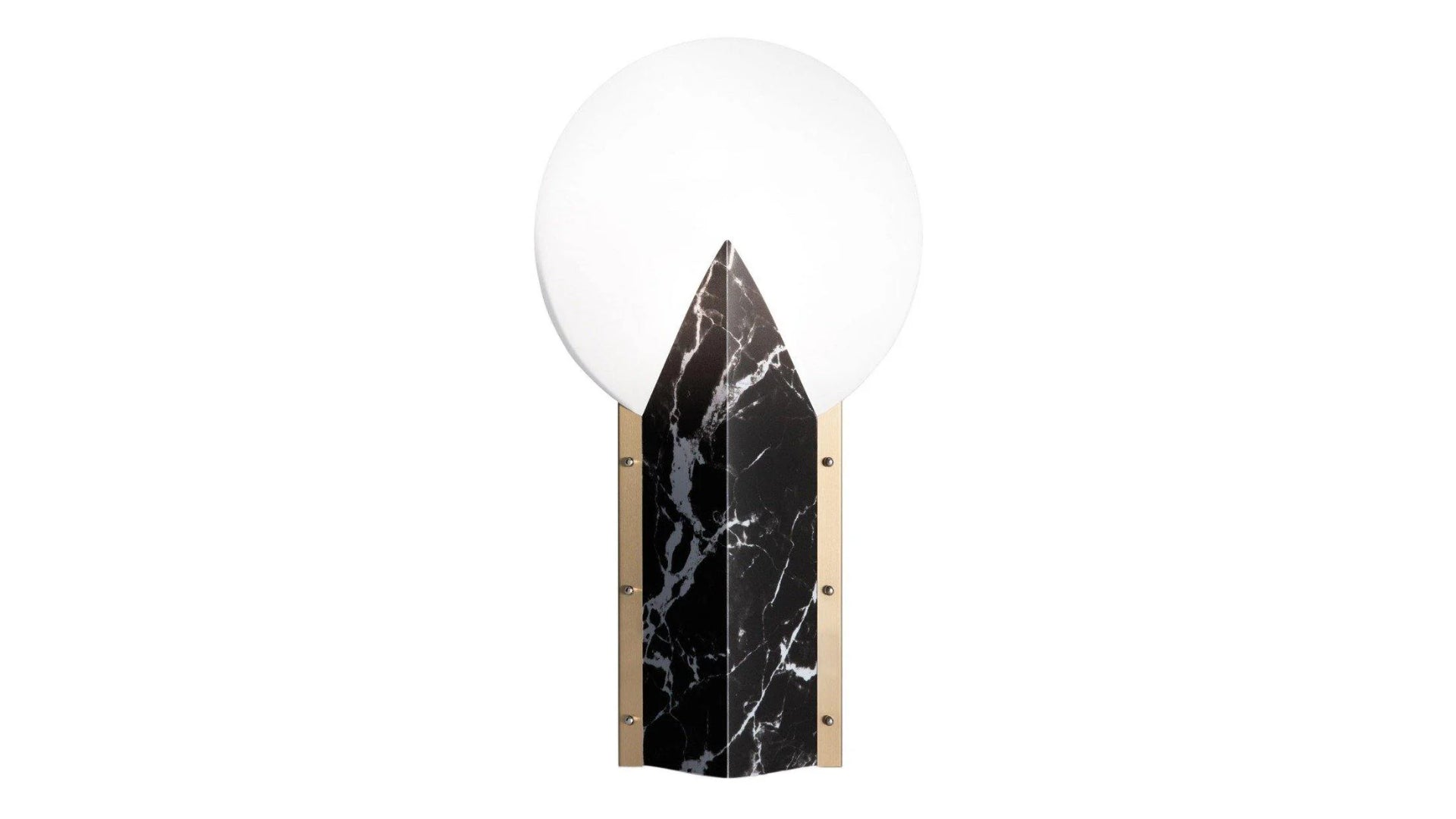 Moon Masa Lambasi 1l Si̇Yah Ø30x14xh57 Cm E27 Led 1x12w