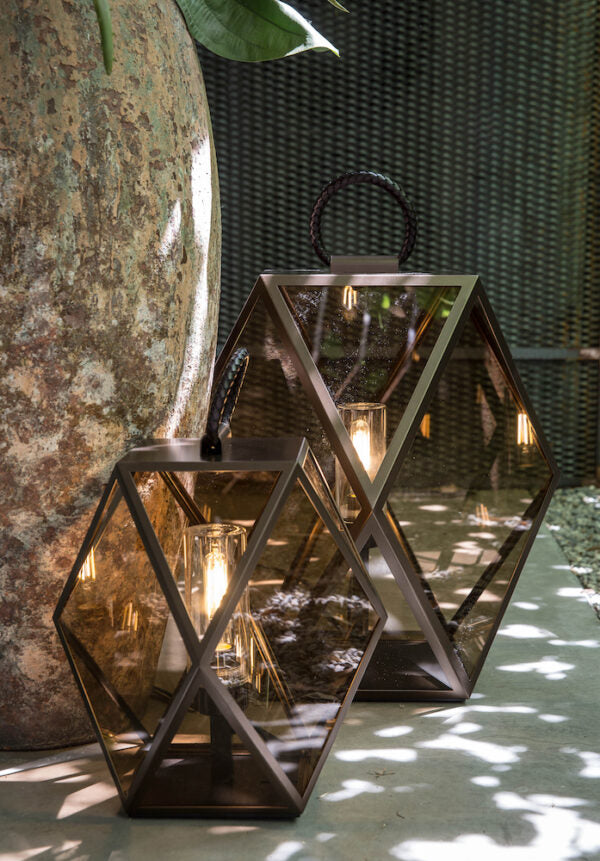 Muse Orta Boy Bronz Kurşun Sapli Ø40x40cm 3w Led 3000k