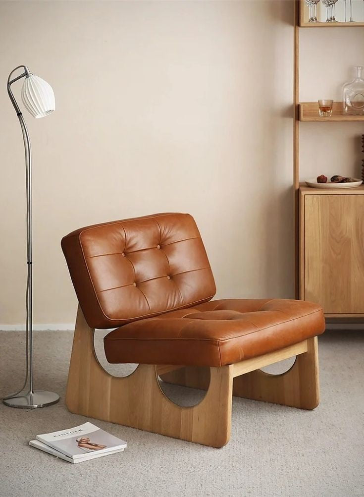 Pascal Gerçek Deri Berjer