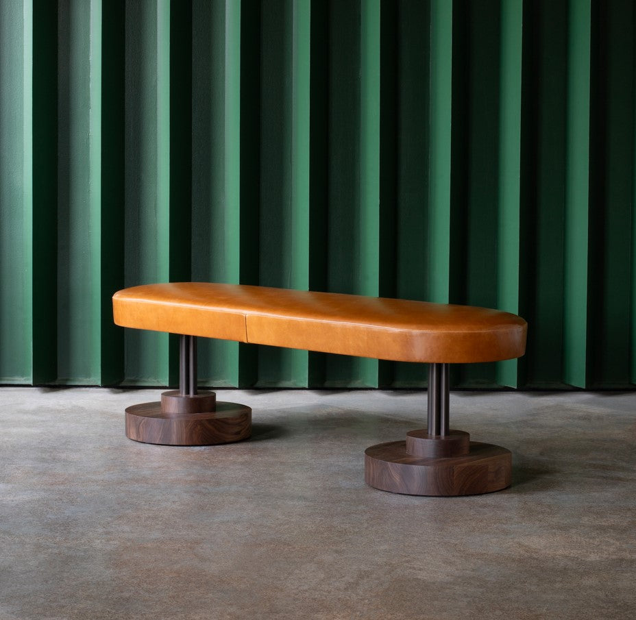 Prama Gerçek Deri Bench