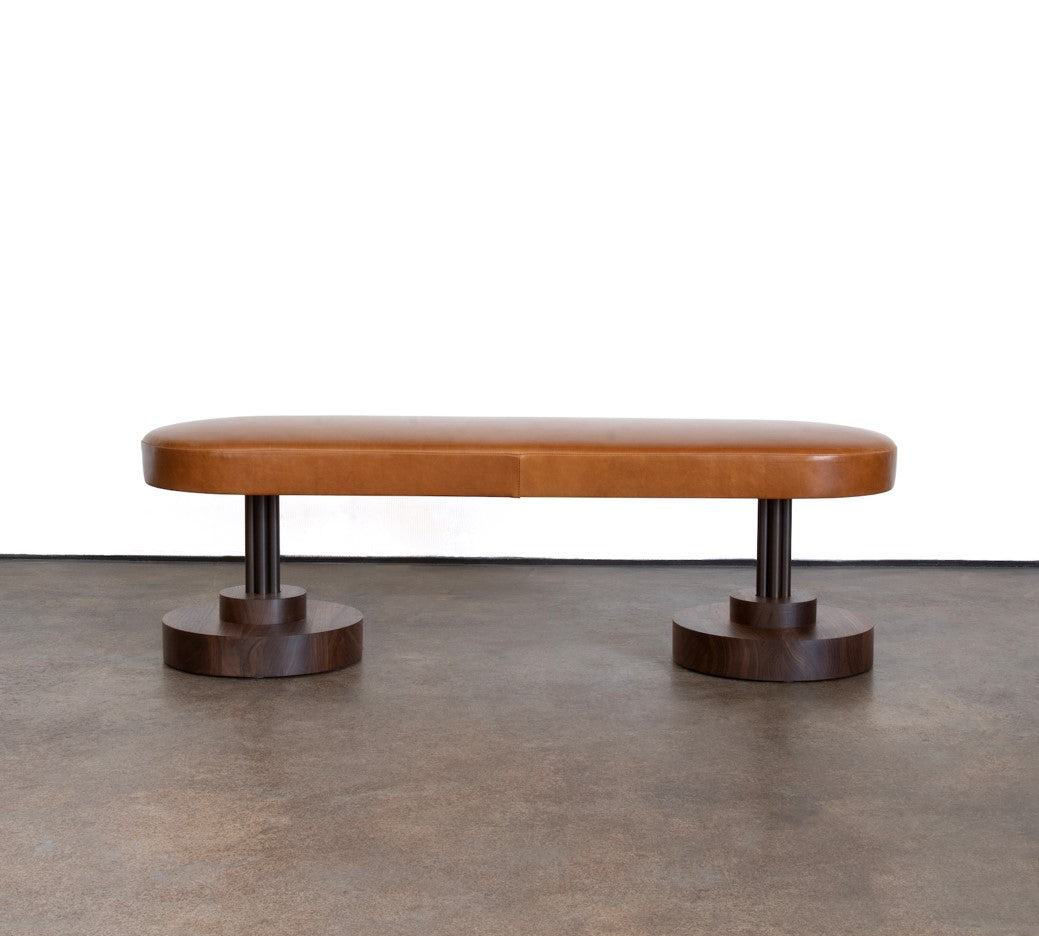 Prama Gerçek Deri Bench