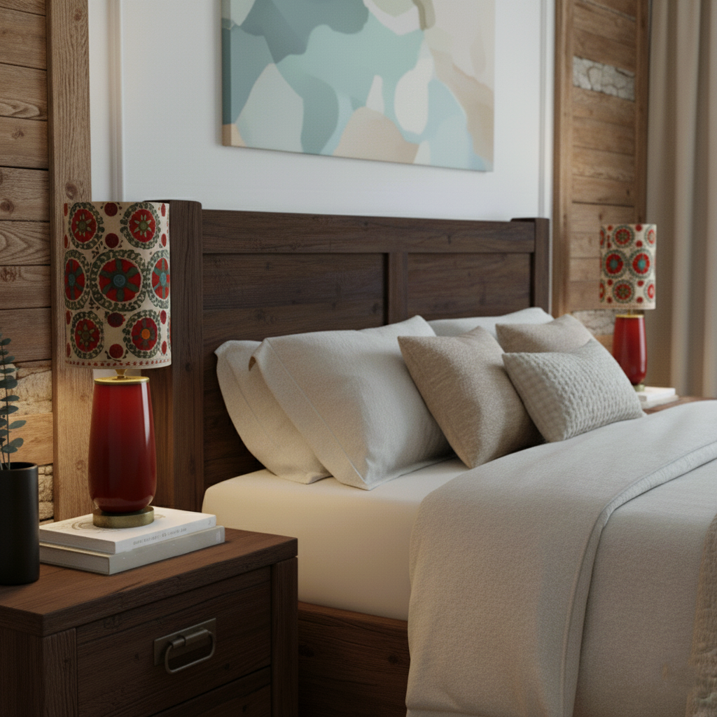 Samar El Yapımı Seramik Abajur-Abajur-Mystic Shine Design-NowShopFun