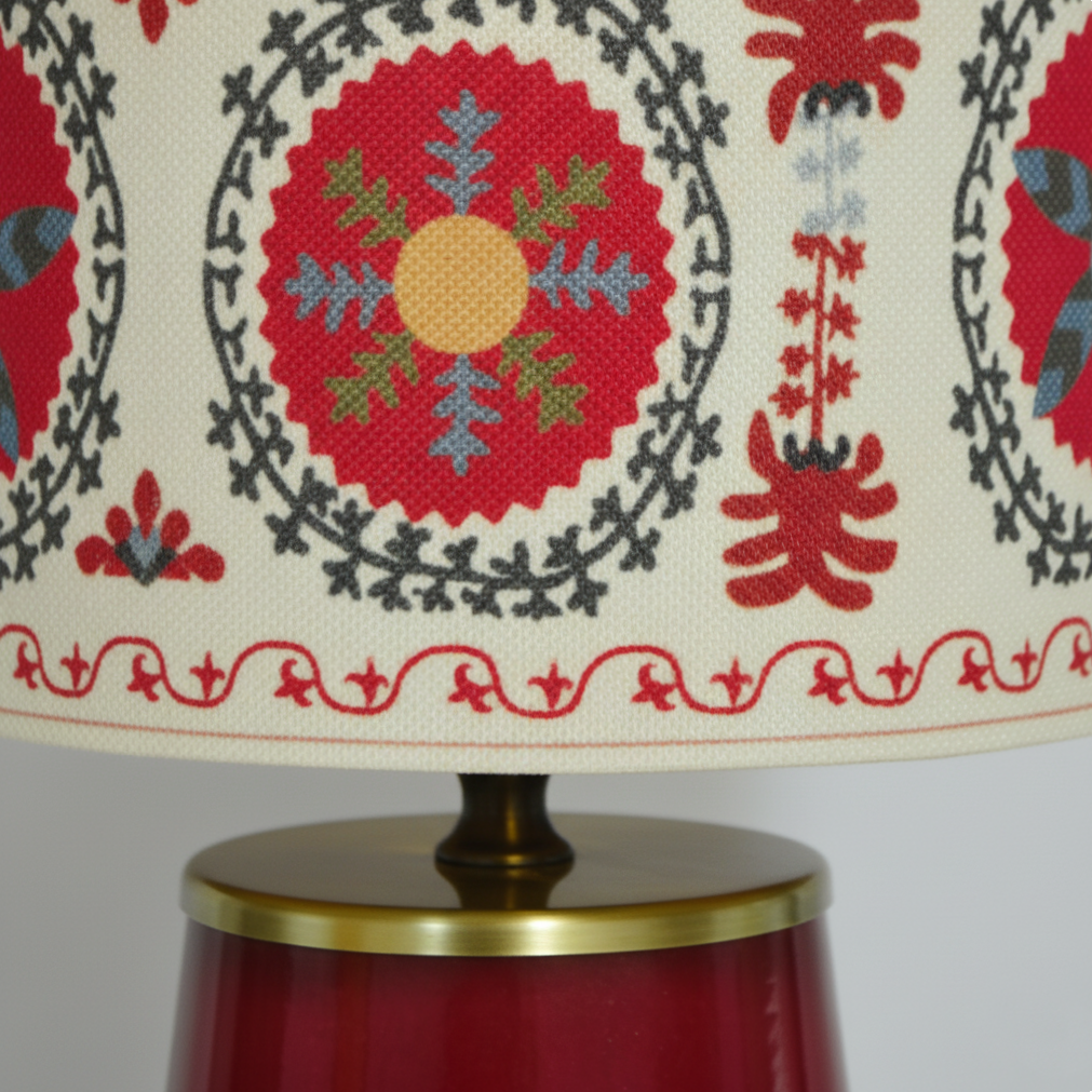 Samar El Yapımı Seramik Abajur-Abajur-Mystic Shine Design-NowShopFun