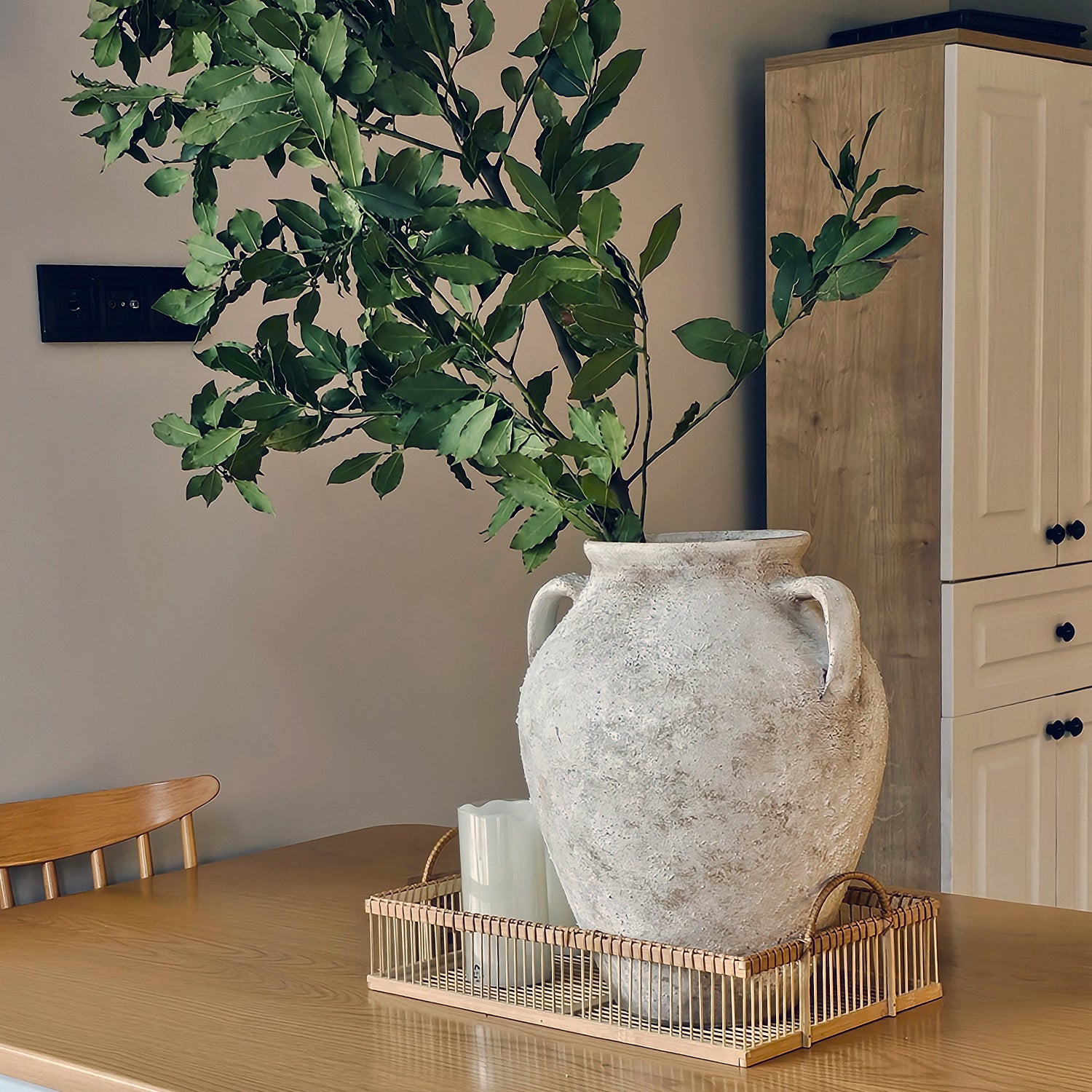 Sonbahar Vazo No1-Vazo-D&G Terracotta Studyo-NowShopFun