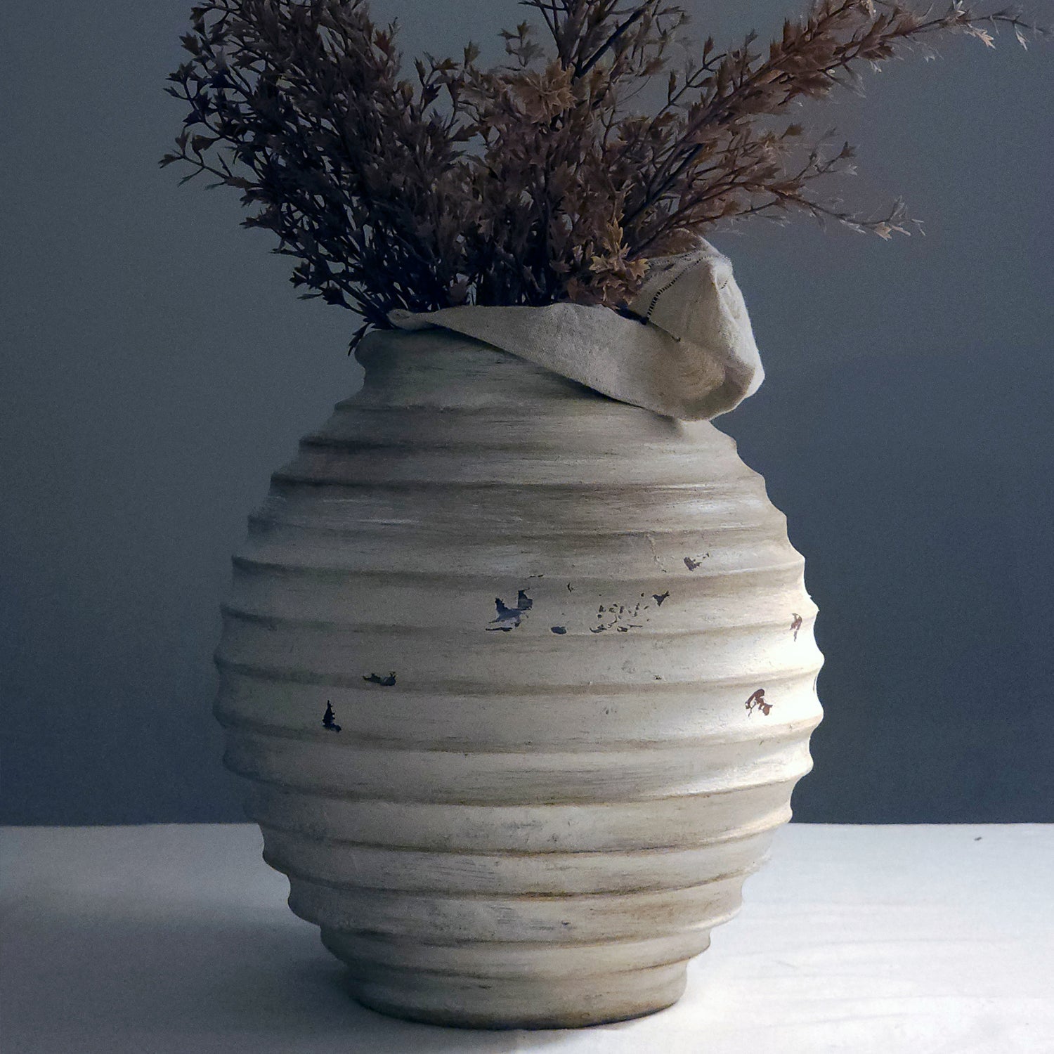 Sonbahar Vazo No6-Vazo-D&G Terracotta Studyo-NowShopFun