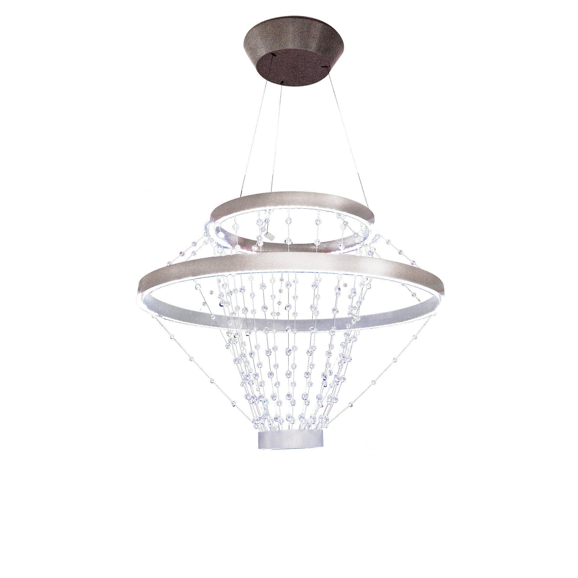 Strandelier European 3l Sarkit Gri̇ Ø67x48 Cm Led 260x0.1w