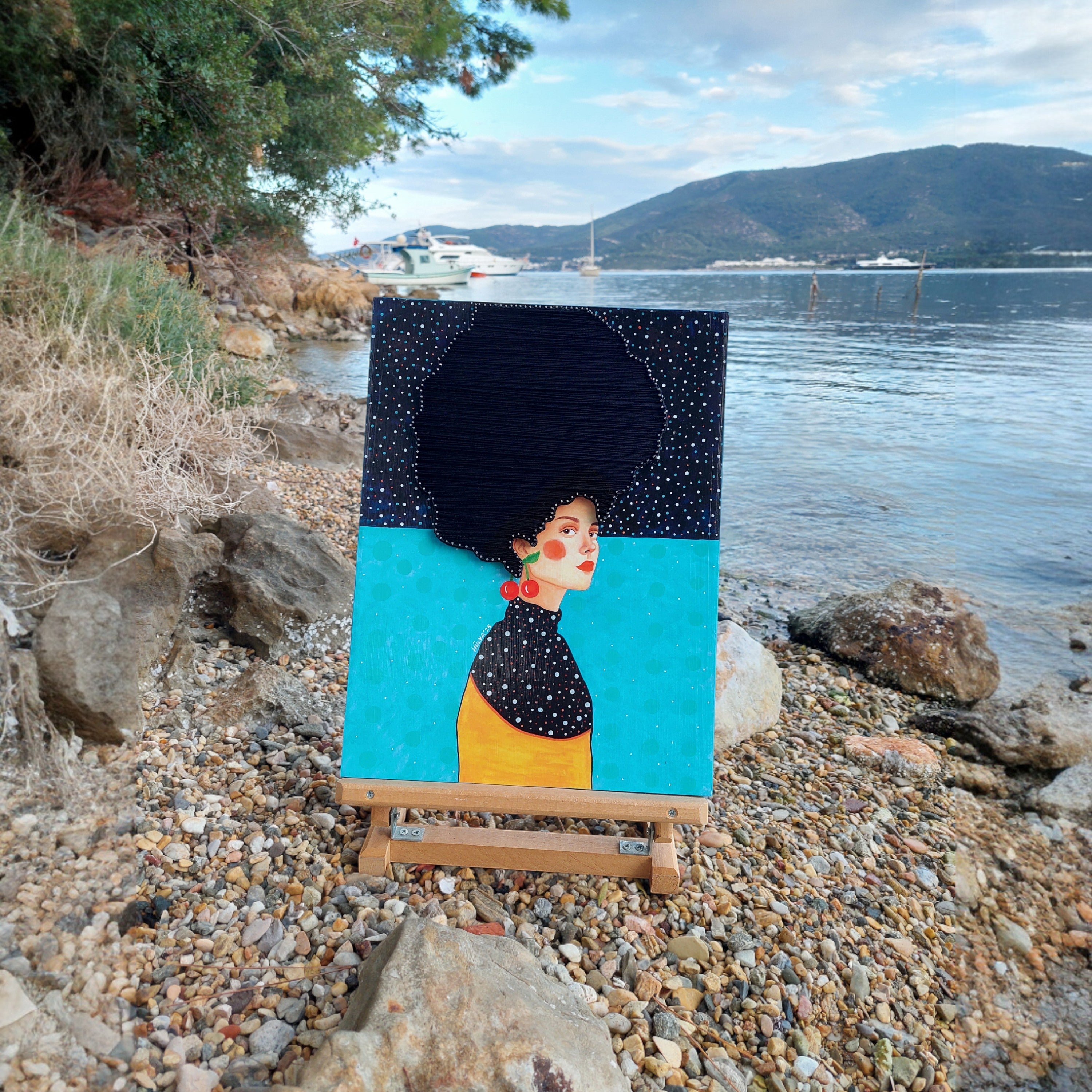 String Art TAblo - And Let Your Lonely Soul Be Filled With a Song