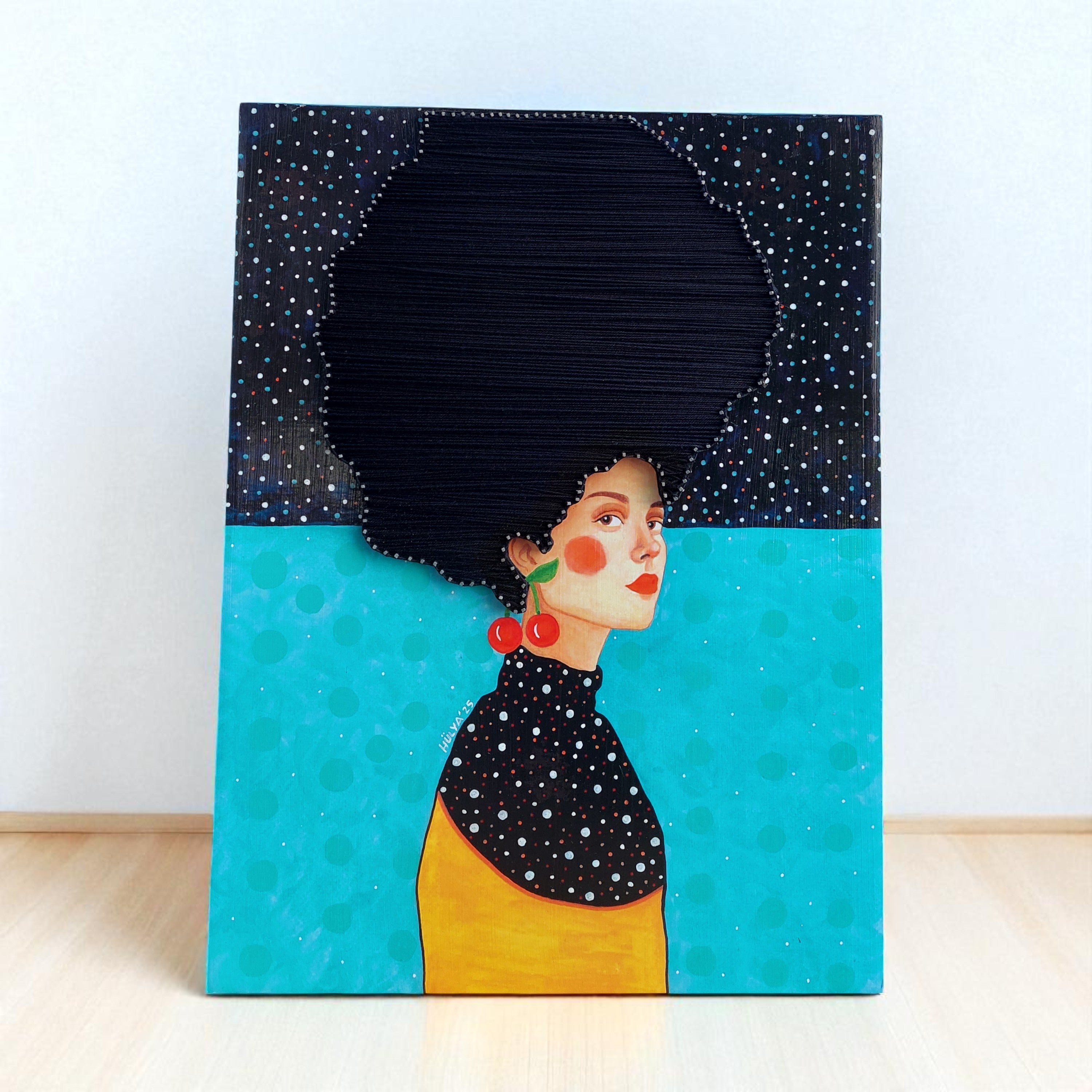 String Art TAblo - And Let Your Lonely Soul Be Filled With a Song