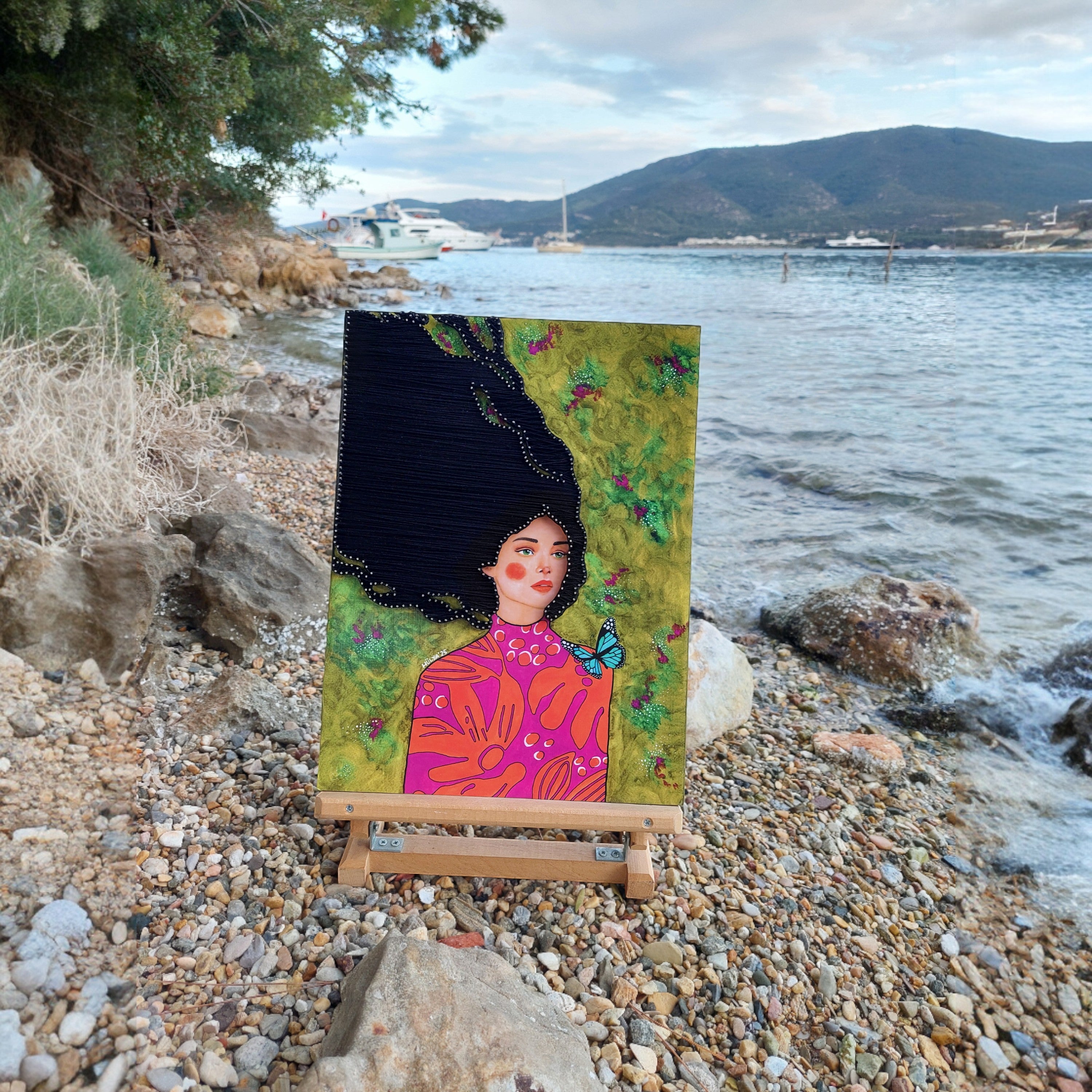 String Art Tablo - But You Want To Lose The Weight Of The Wind