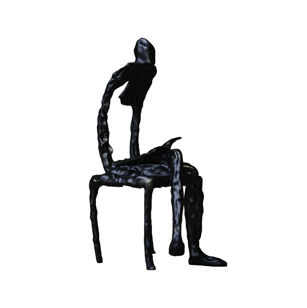 Yalnızlık Figürü Metal Obje