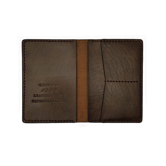 1984 Leather Goods - Pasaport Kılıfı - Koyu Kahverengi - Pasaport Kılıfı