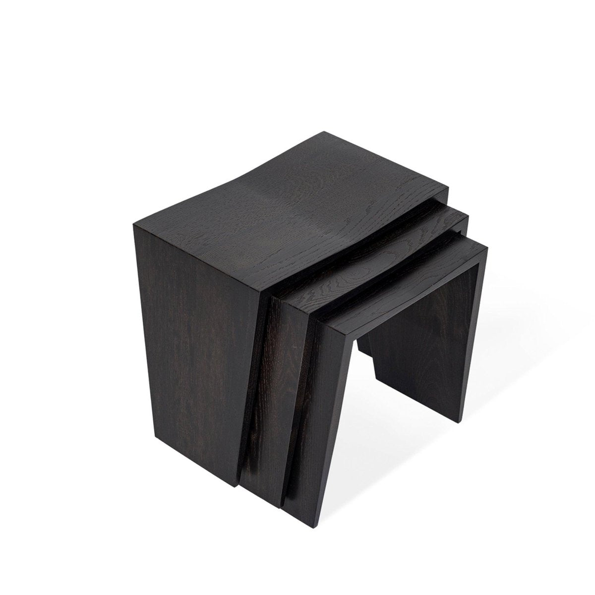 Bridge Tabure Seti Masif Meşe