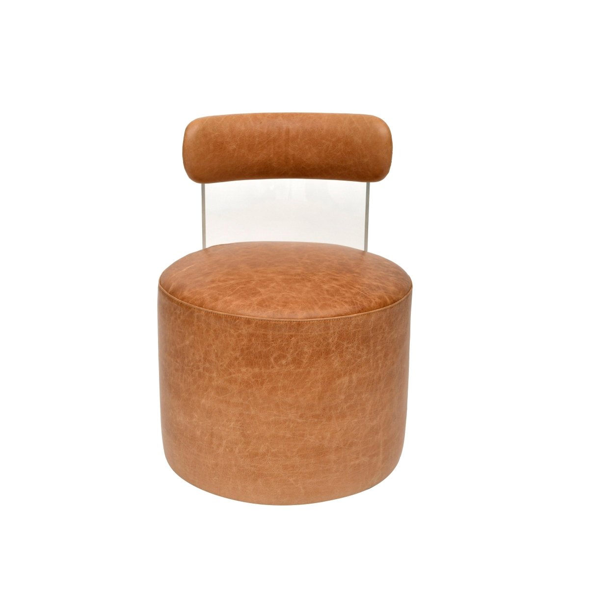 MOON SANDALYE TEKERLEKLİ - PLEKSİ ARKALI