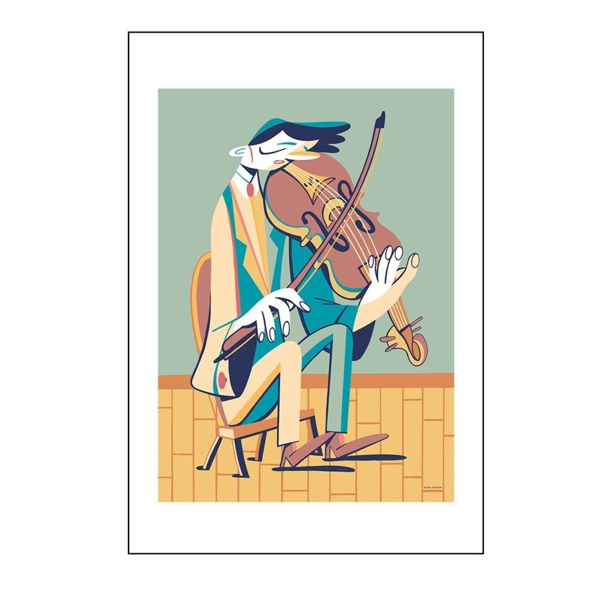 A Ballad To Myself - Kendime Kendimden Bir Şarkı Fine Art Baskı Poster