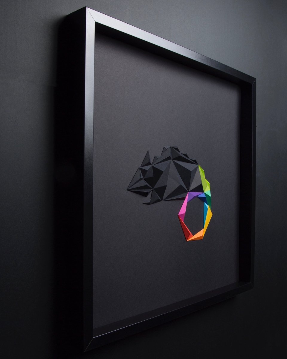 Chameleon - Black / Multicolor Tablo