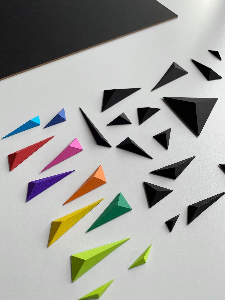 Chameleon - Black / Multicolor Tablo