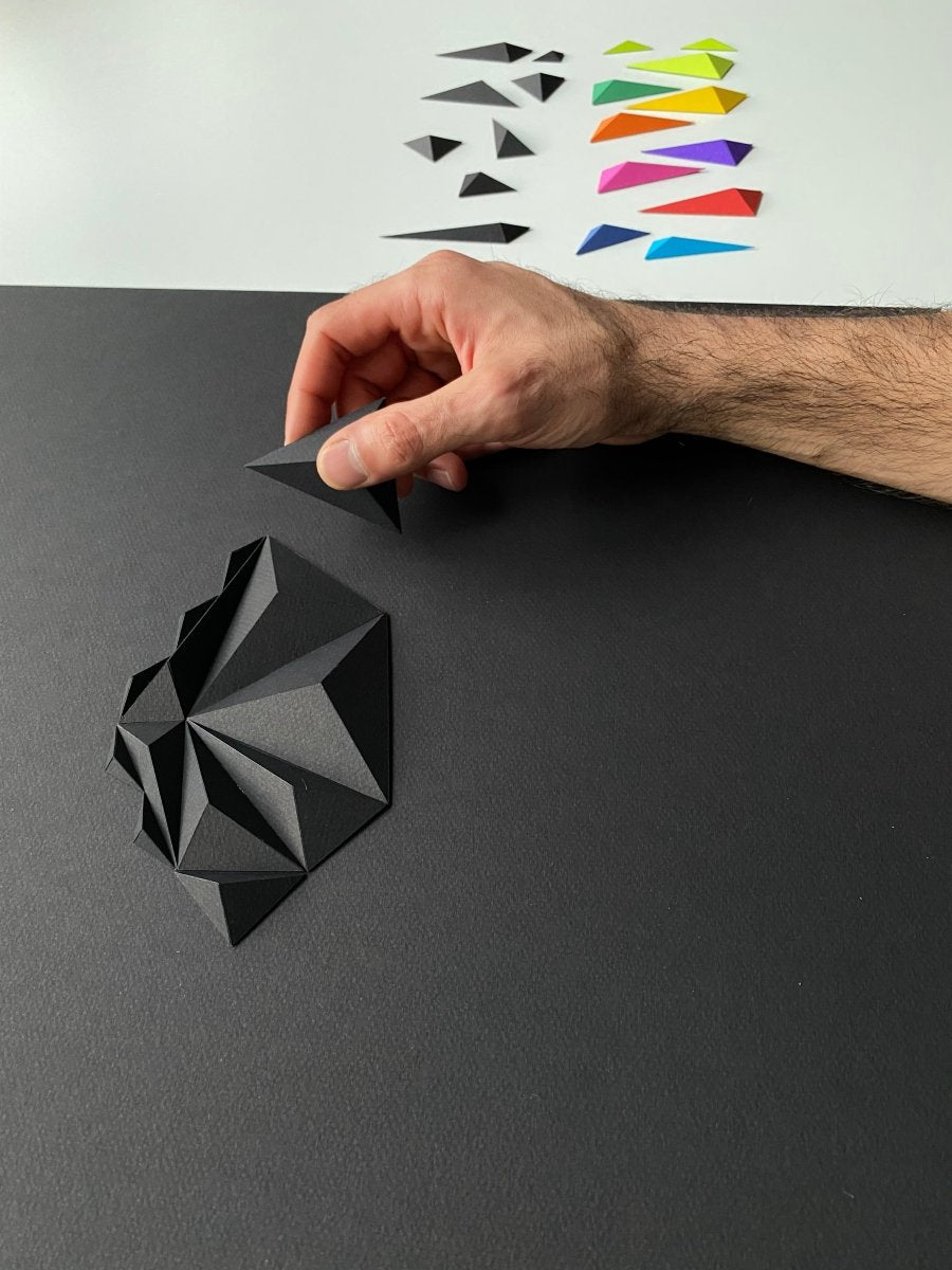 Chameleon - Black / Multicolor Tablo