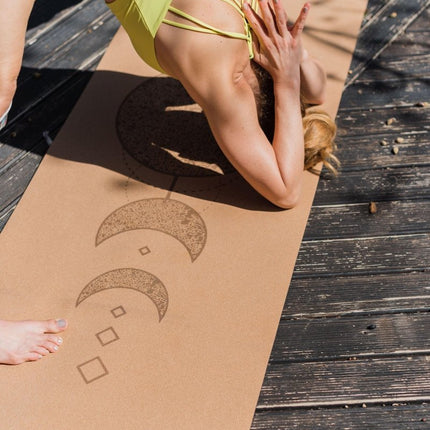 Seeka Yoga - Seeka Yoga Cork Serisi Moon Yoga Mat - Yoga Matı