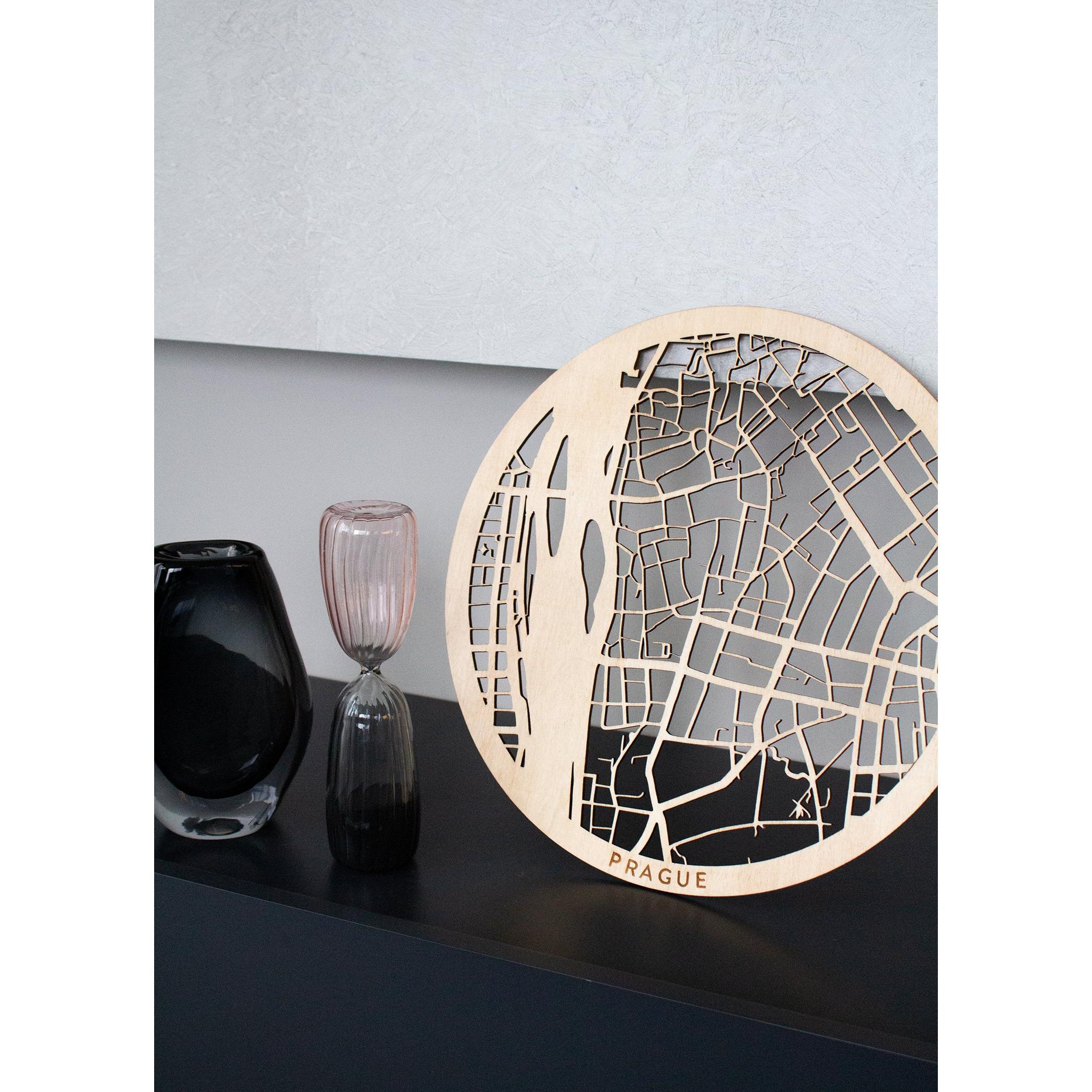 Prague Ahşap Şehir Haritası