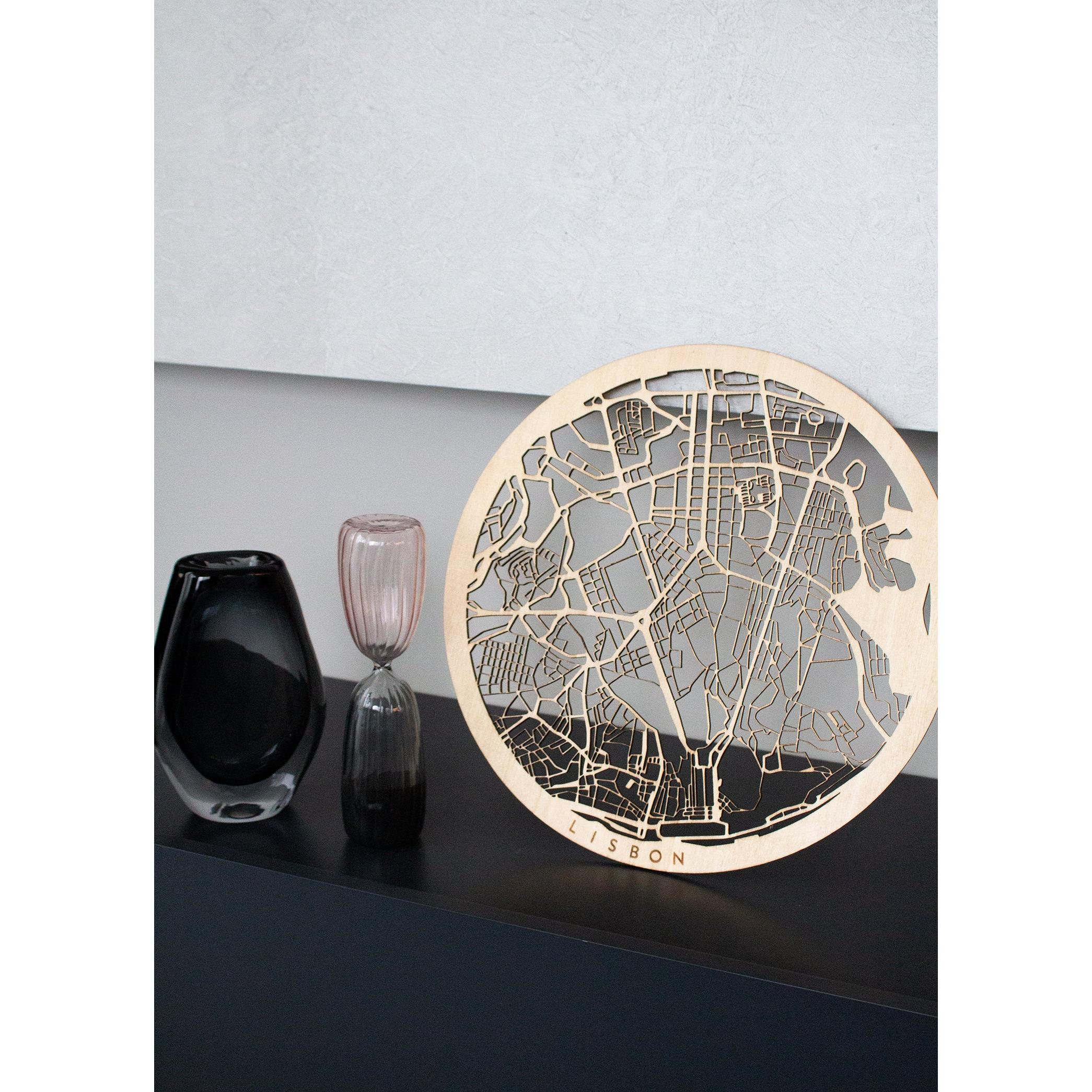 Lisbon Ahşap Şehir Haritası