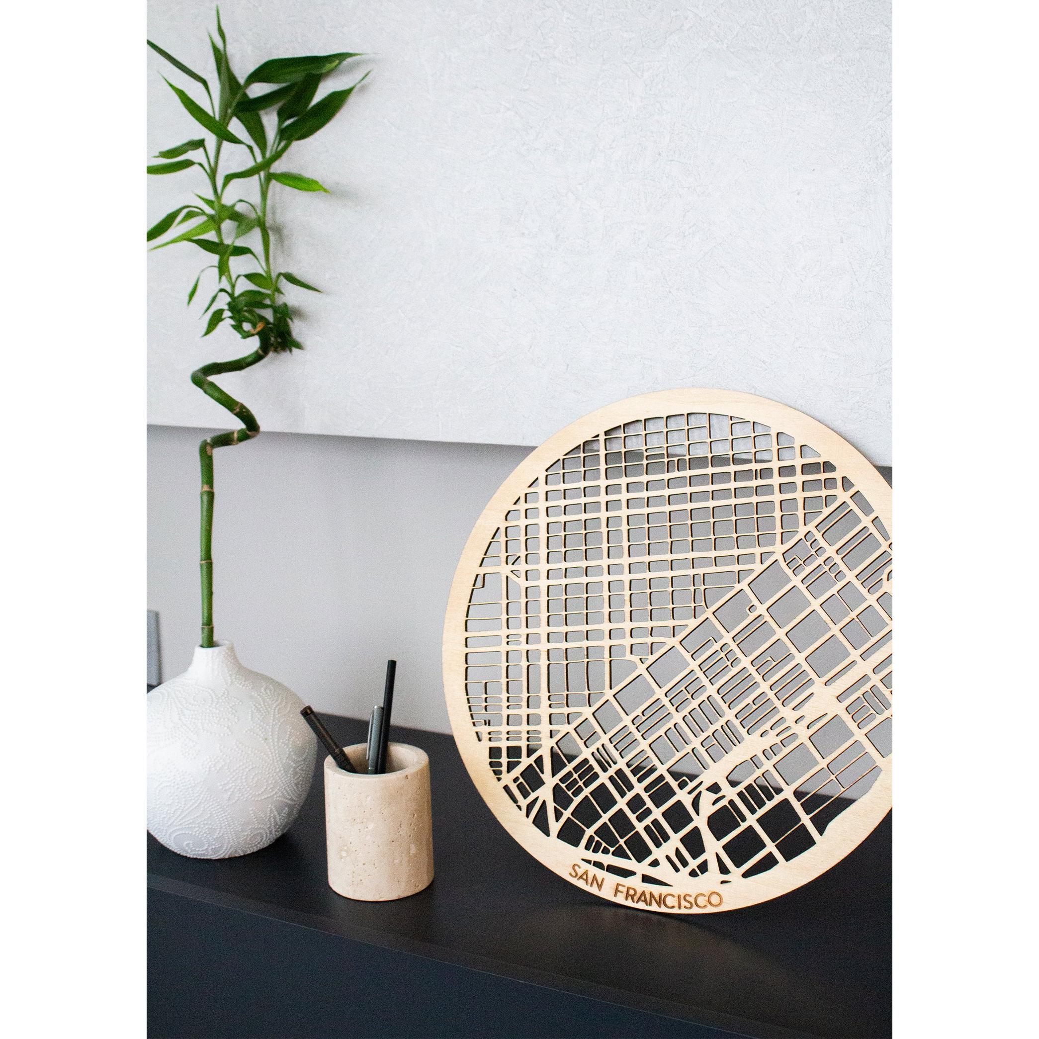 San Francisco Ahşap Şehir Haritası