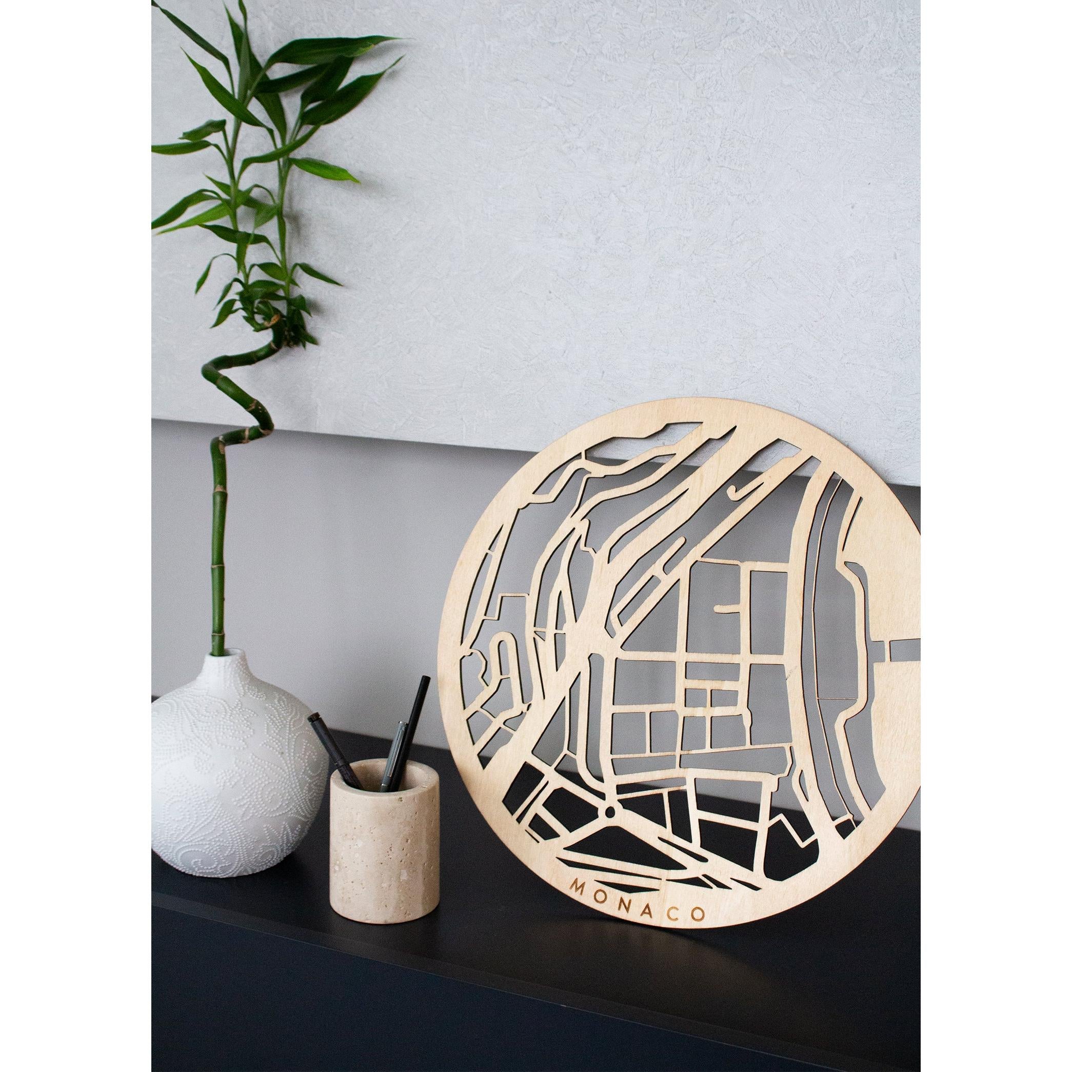 Monaco Ahşap Şehir Haritası
