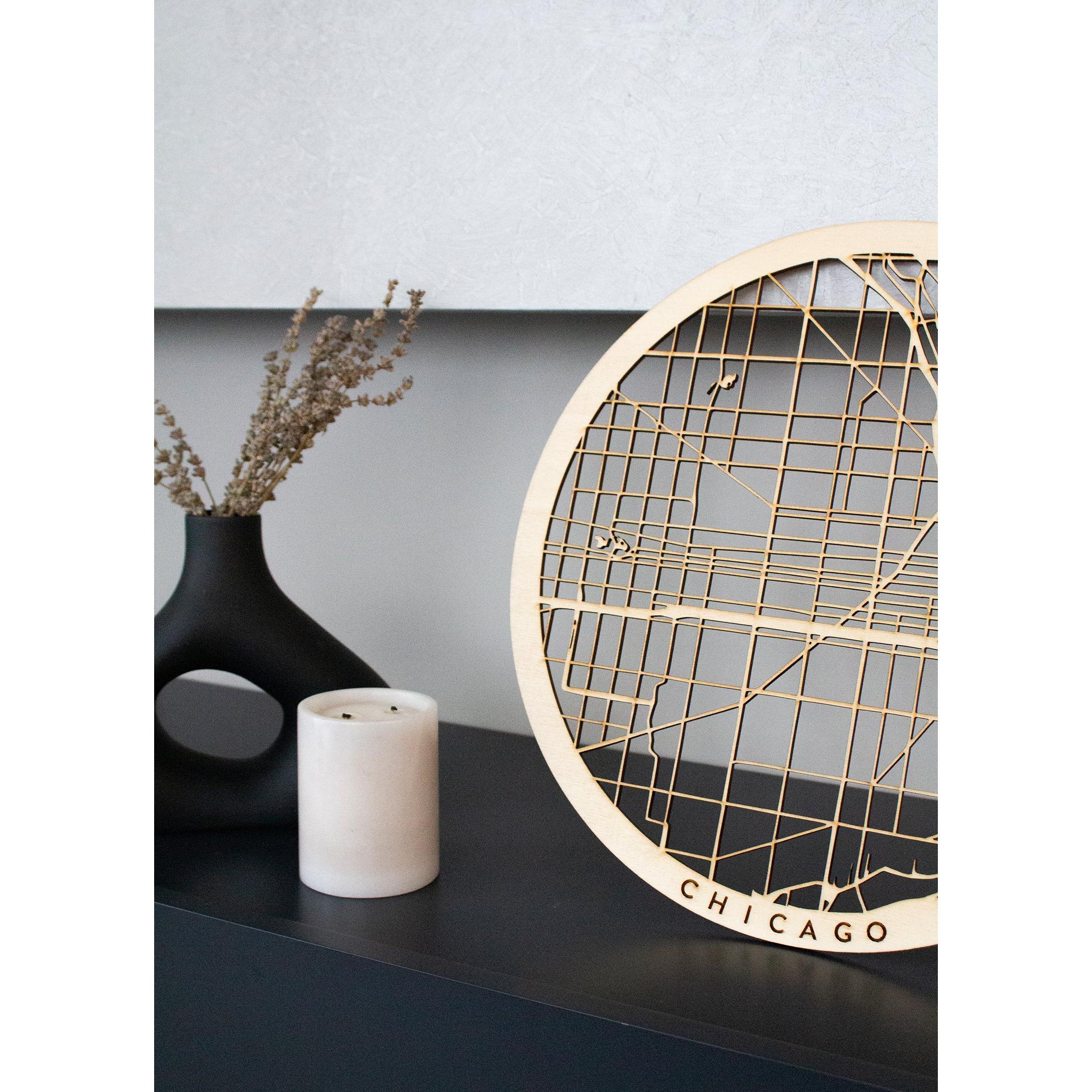 Chicago Ahşap Şehir Haritası