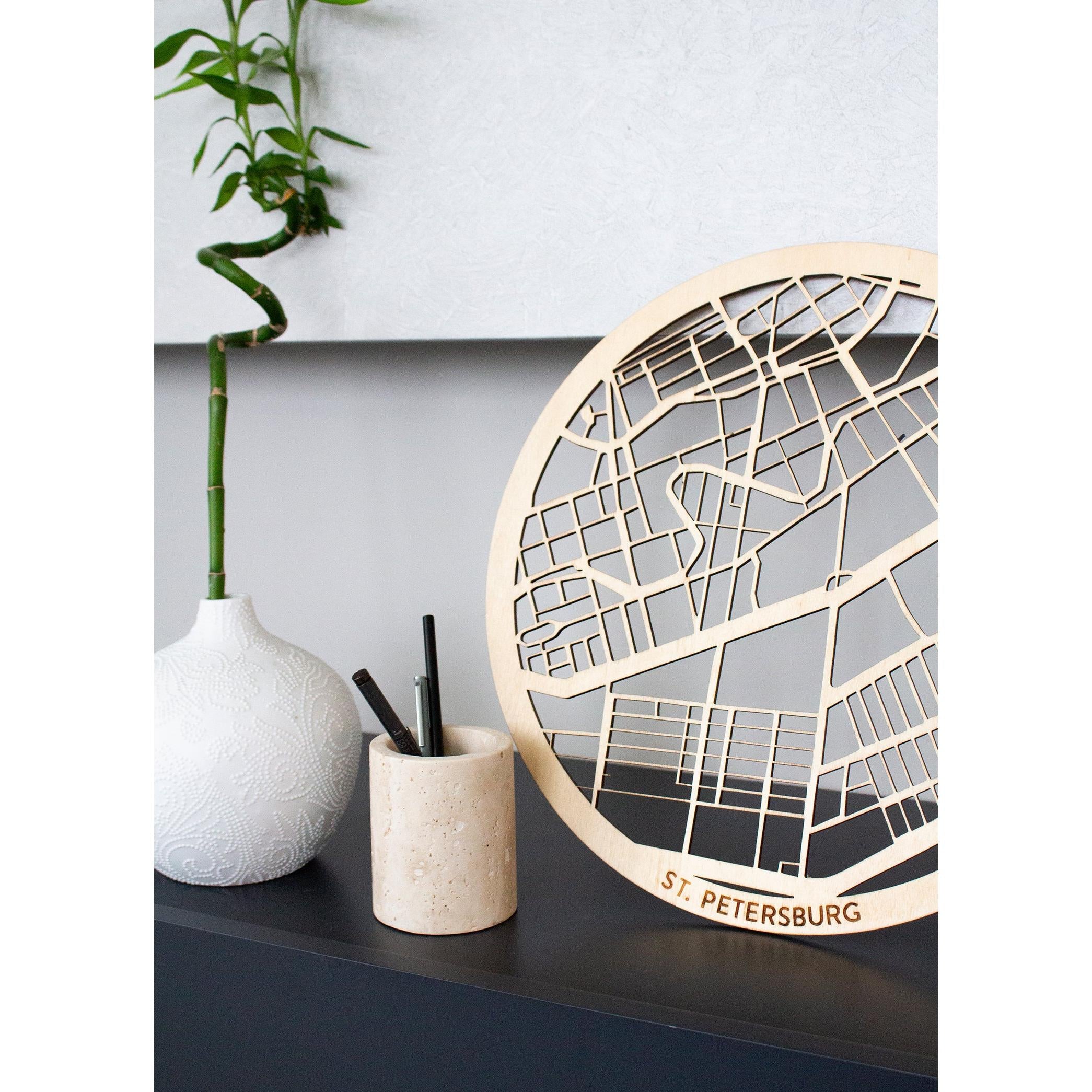 St. Petersburg Ahşap Şehir Haritası