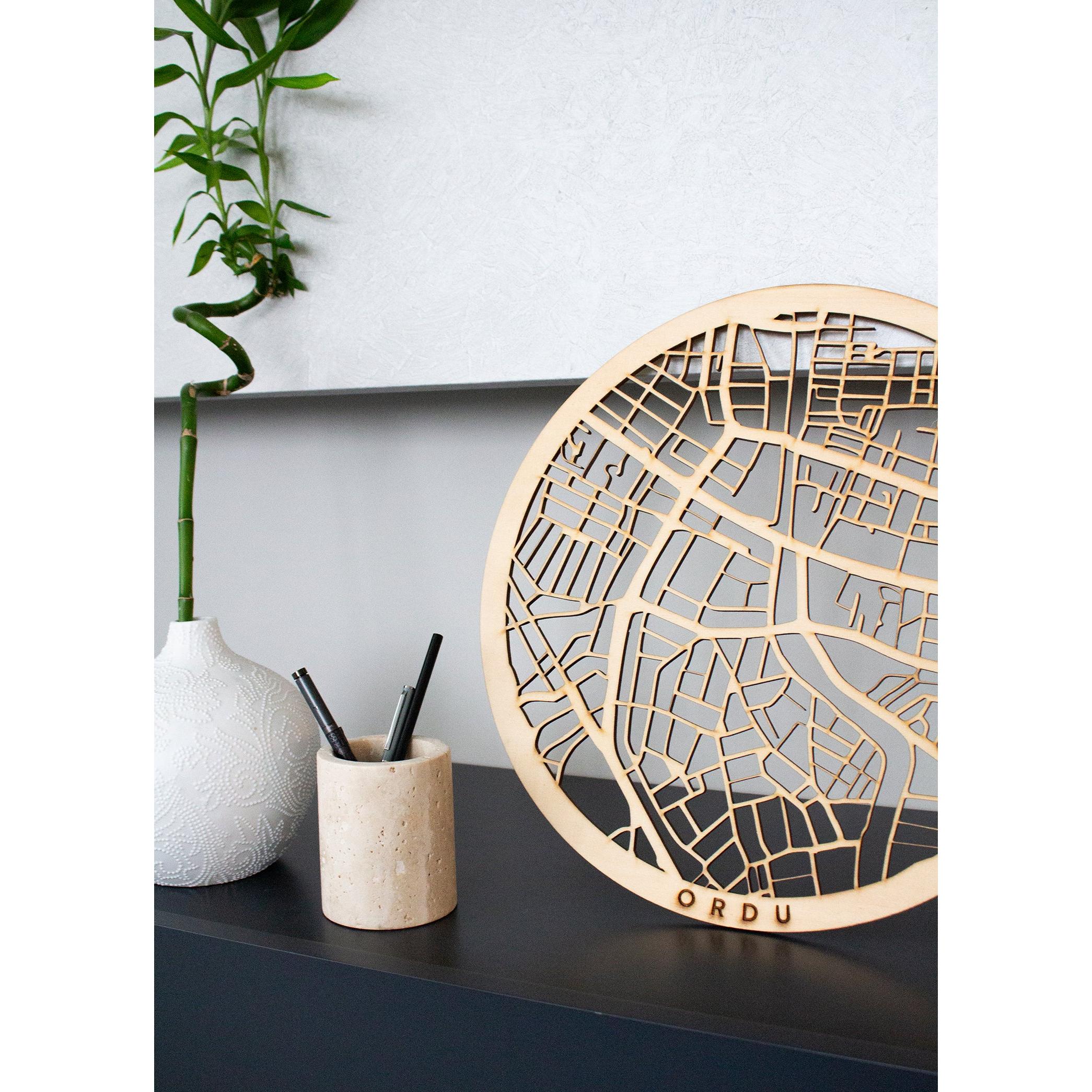 Ordu Ahşap Şehir Haritası