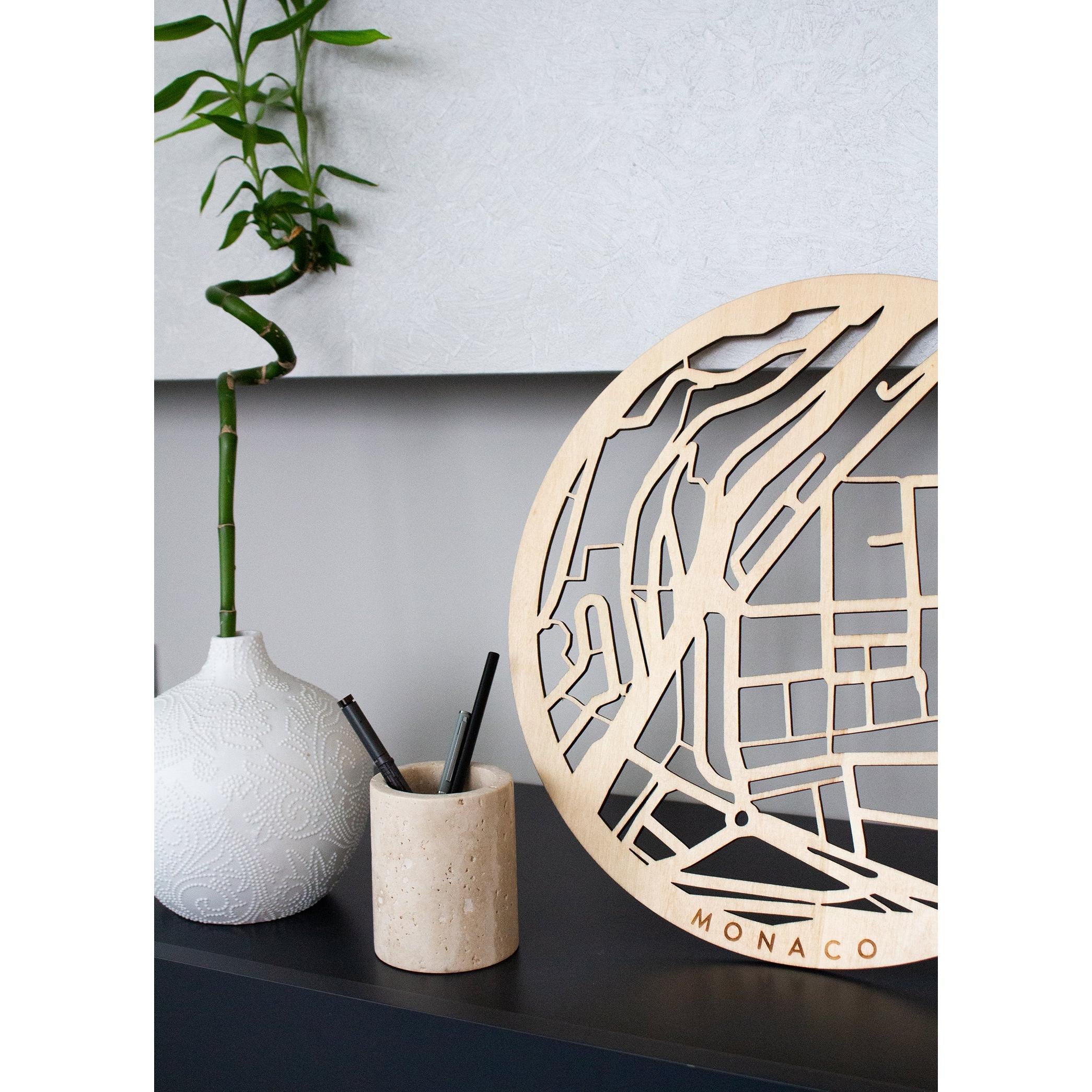Monaco Ahşap Şehir Haritası