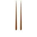 Raw Toffee Kokusuz 2'Li Uzun Konik Mum 42 Cm