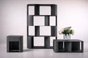 Round Raf Heykelsi Modern Metal Kitaplık - nowshopfun