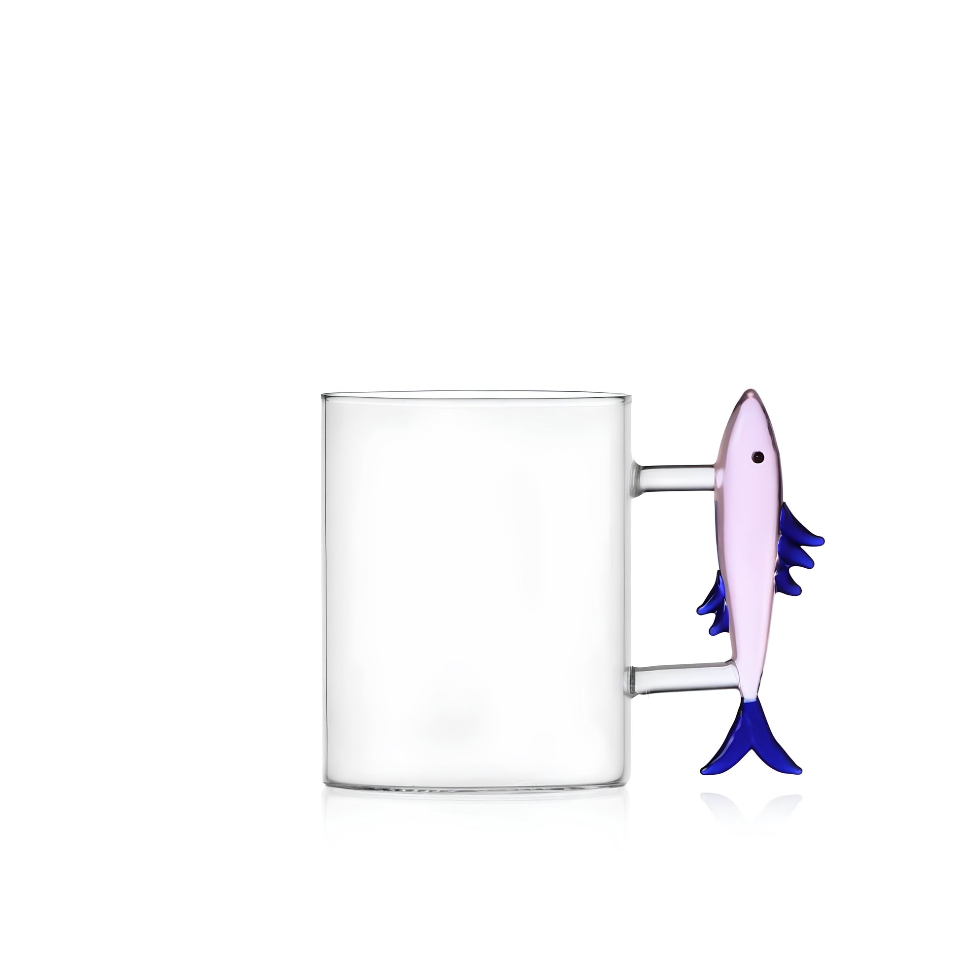 Sardalya Figürlü Cam Kupa No:2