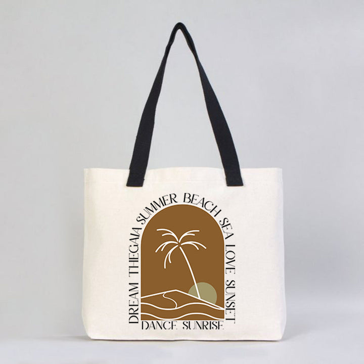 %100 Pamuk Canvas Tote Çanta-Tote Çanta-The Gaia Designs-NowShopFun