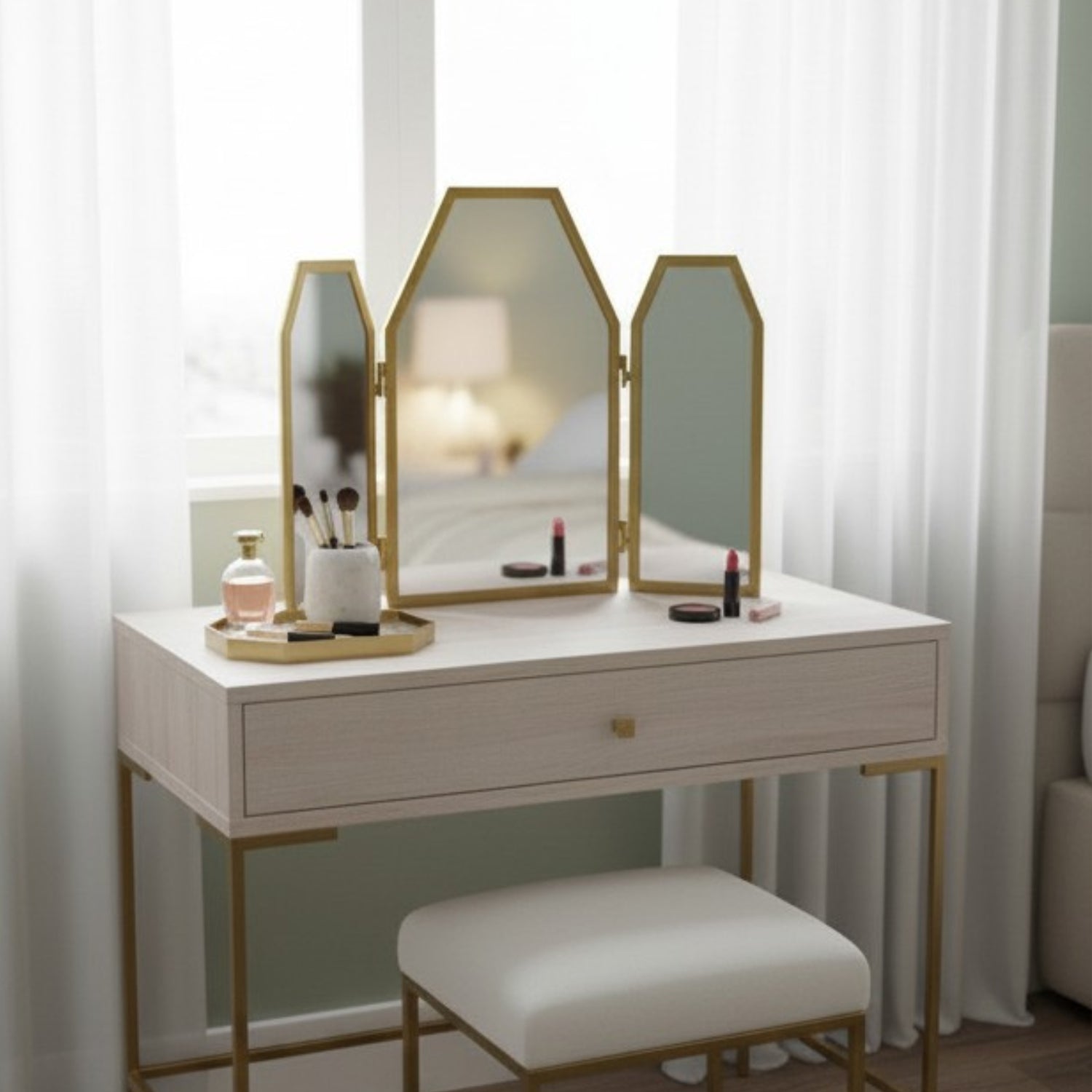 Triomirror Metal Konsol Aynası