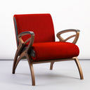 Hopper Koltuk II-Berjer-Gaen Studio-kırmızı-NowShopFun