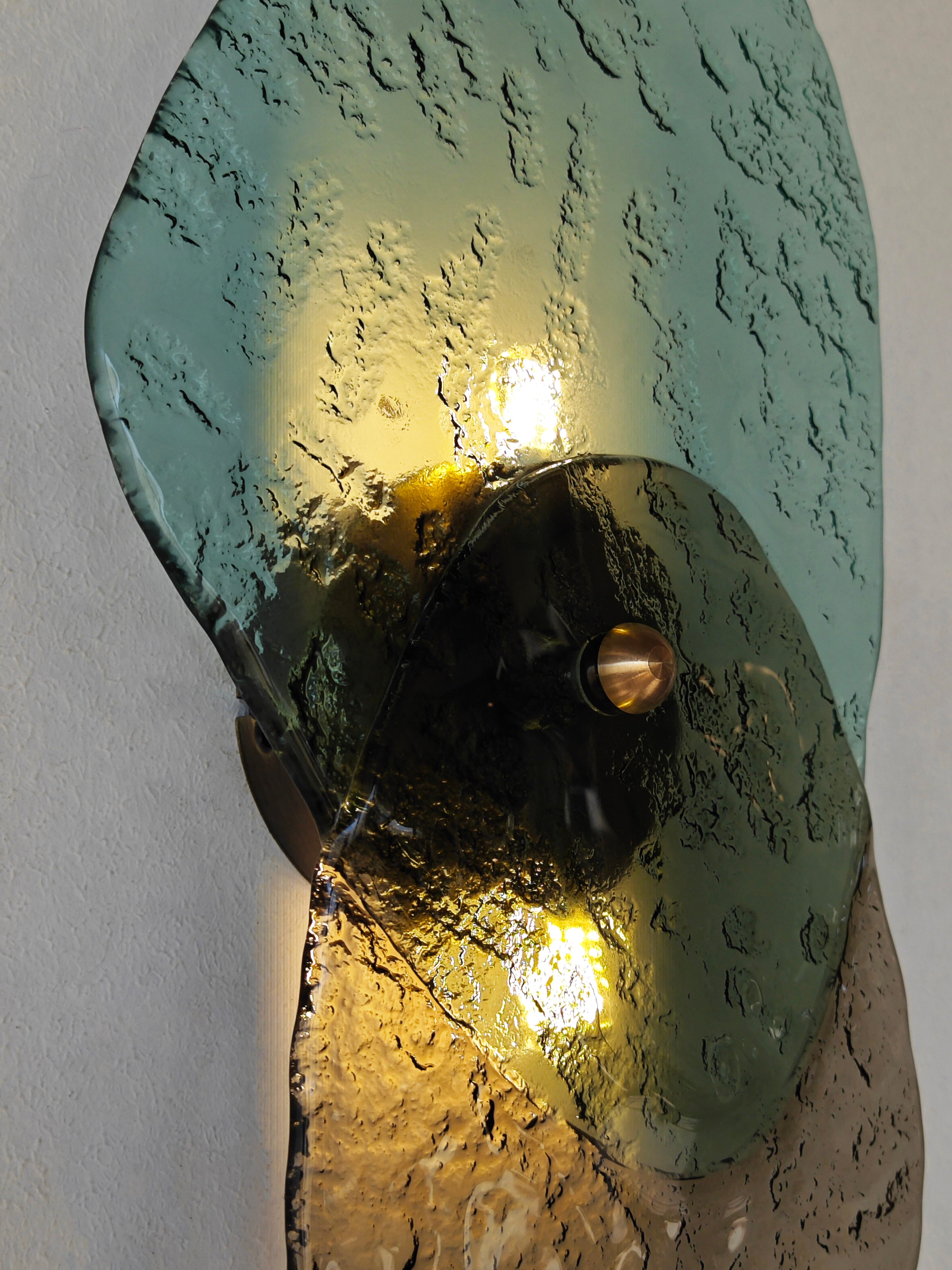 Farfalla El Yapımı Cam Aplik