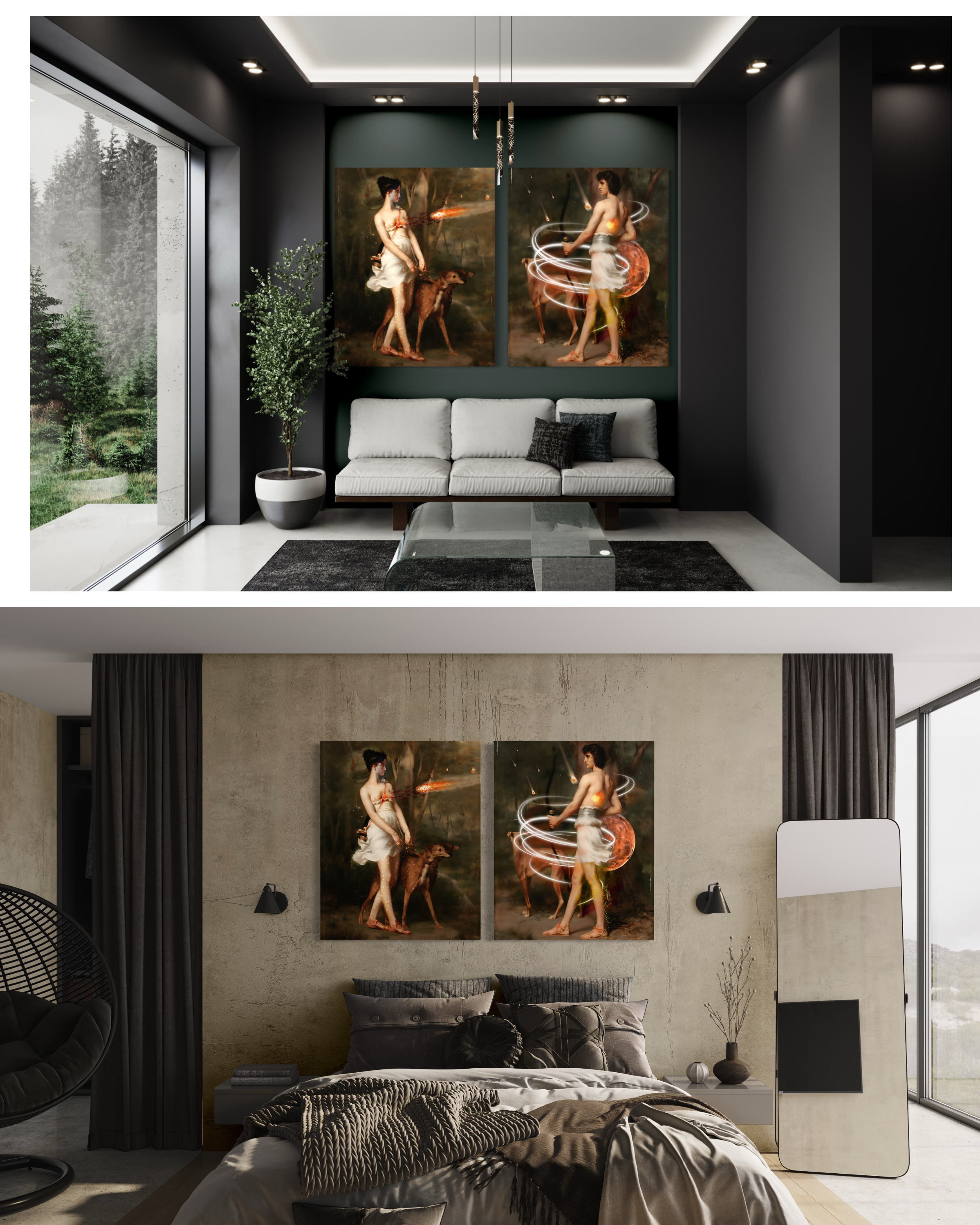Eros & Psyche 2'li Set Tablo