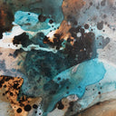 Inner Aqua #12 Tablo-Tablo-The Clique Artworks-72 x 92 cm/28.3 x 36.2 in-Tuval üzerine akrilik-NowShopFun